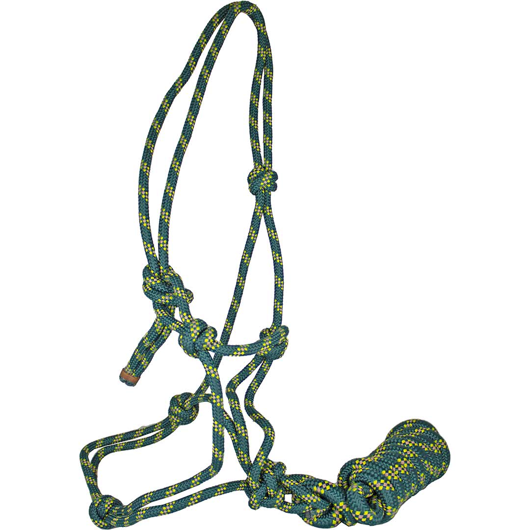 Tech Equestrian Poly Rope Halter with Lead