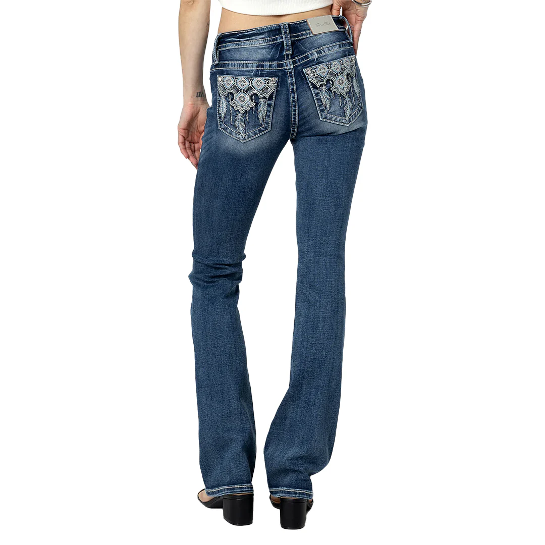 Miss Me Women's Aztec Dreams Bootcut Jeans