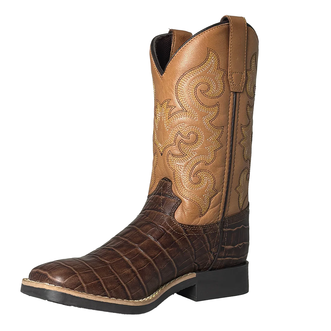 Cowboy Legend Boys' Crocodile Western Boots