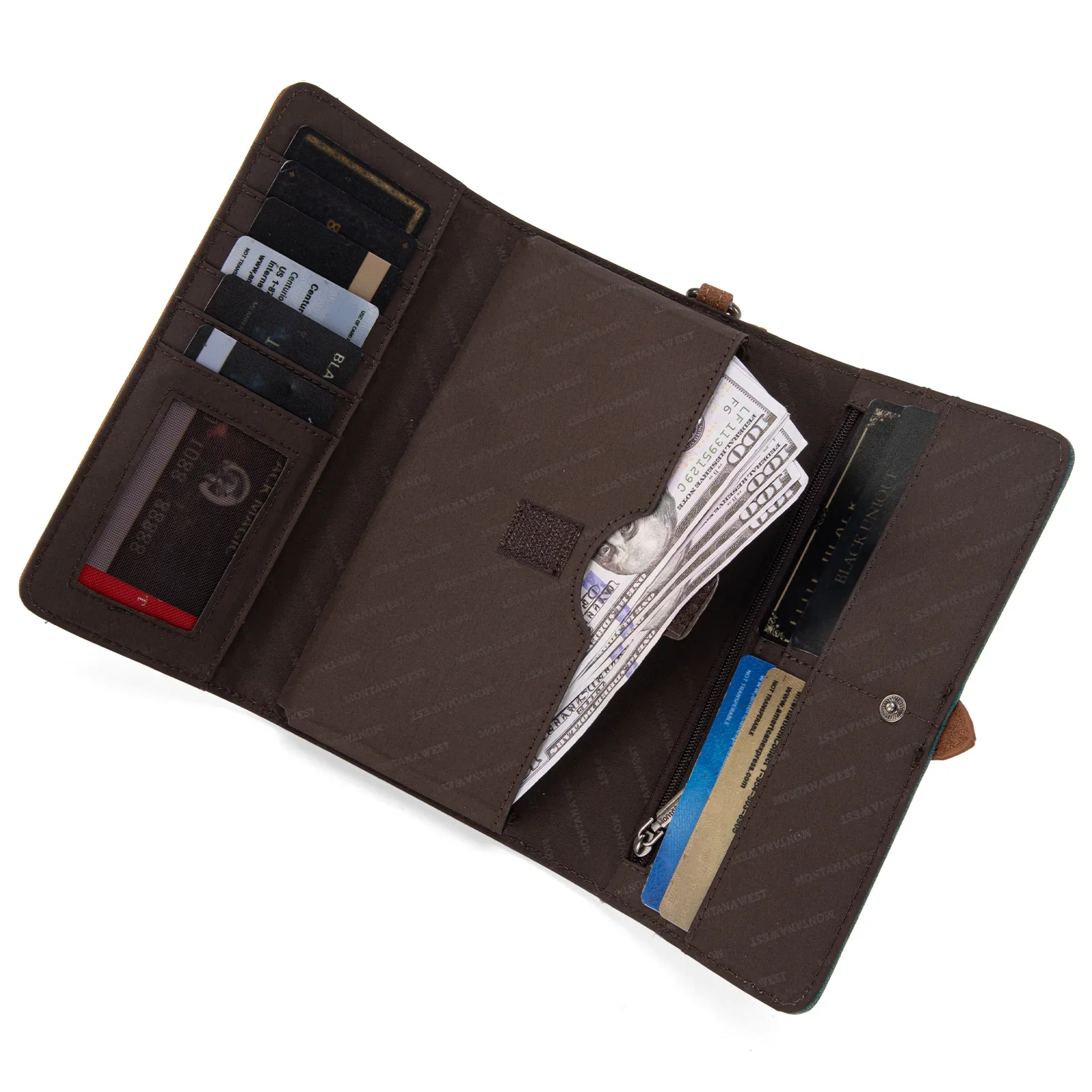 Montana West Buckle Collection Wallet