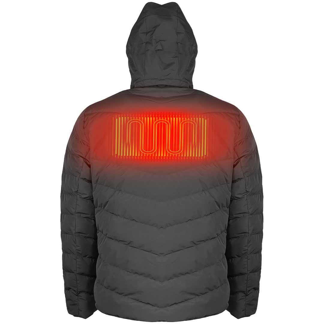 Fieldsheer Apparel Men's Crest Down Heated Jacket