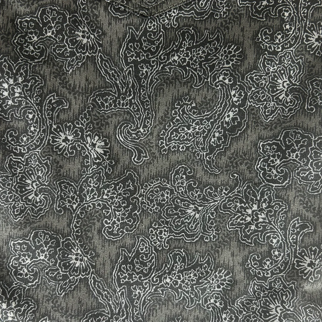 Rock & Roll Denim Boys' Paisley Long Sleeve Snap Shirt