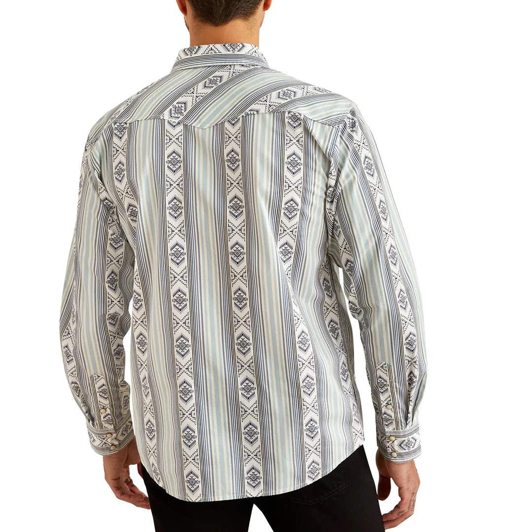 Ariat Men's Heller Retro Fit Long Sleeve Snap Shirt
