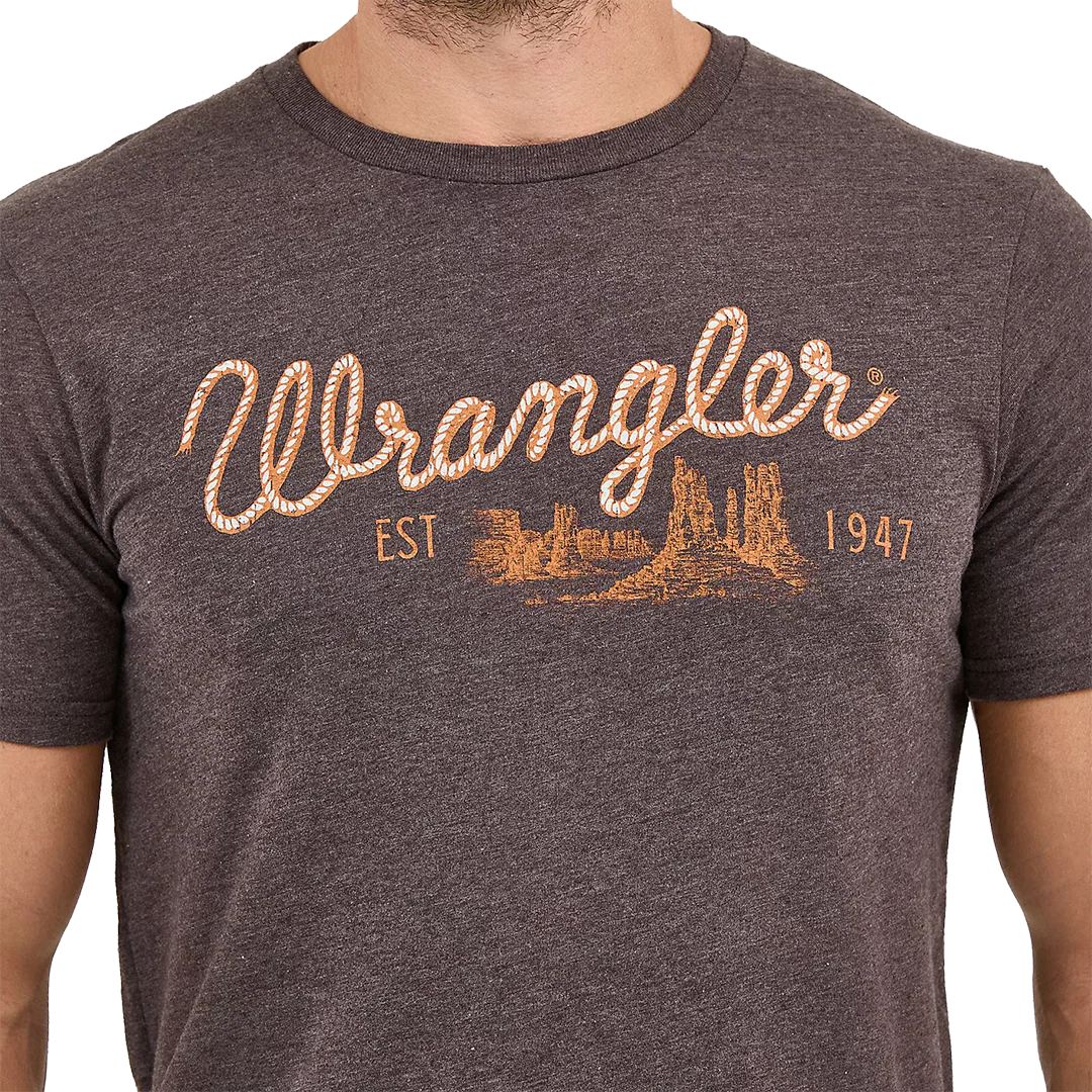 Wrangler Men's Rope Emblem Graphic T-shirt