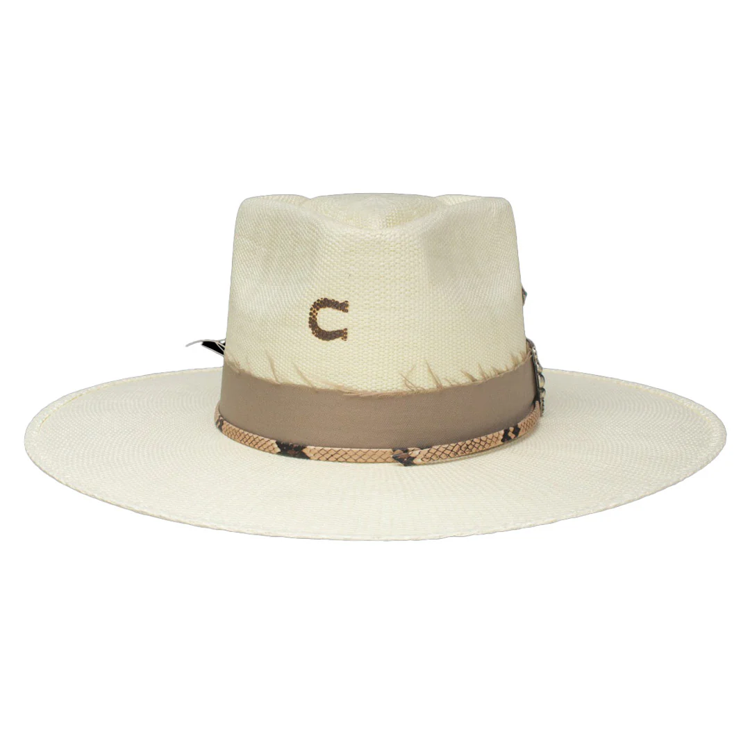 Charlie 1 Horse Women's Spear Point Straw Cowboy Hat