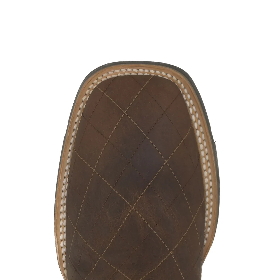 Roper Men's Diamond Stitching Shape Suede Boots