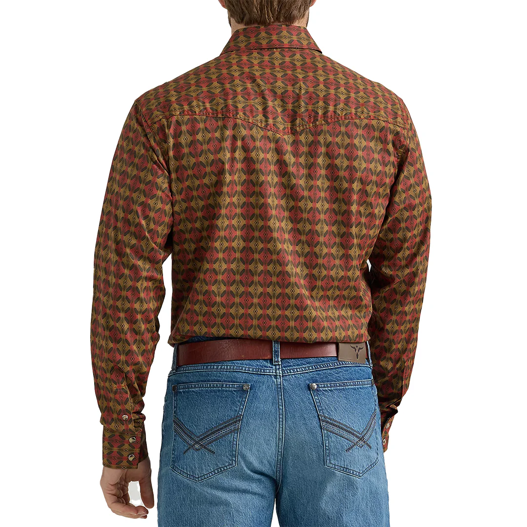 Wrangler Men's 20X Competition Advanced Comfort Long Sleeve Snap Shirt