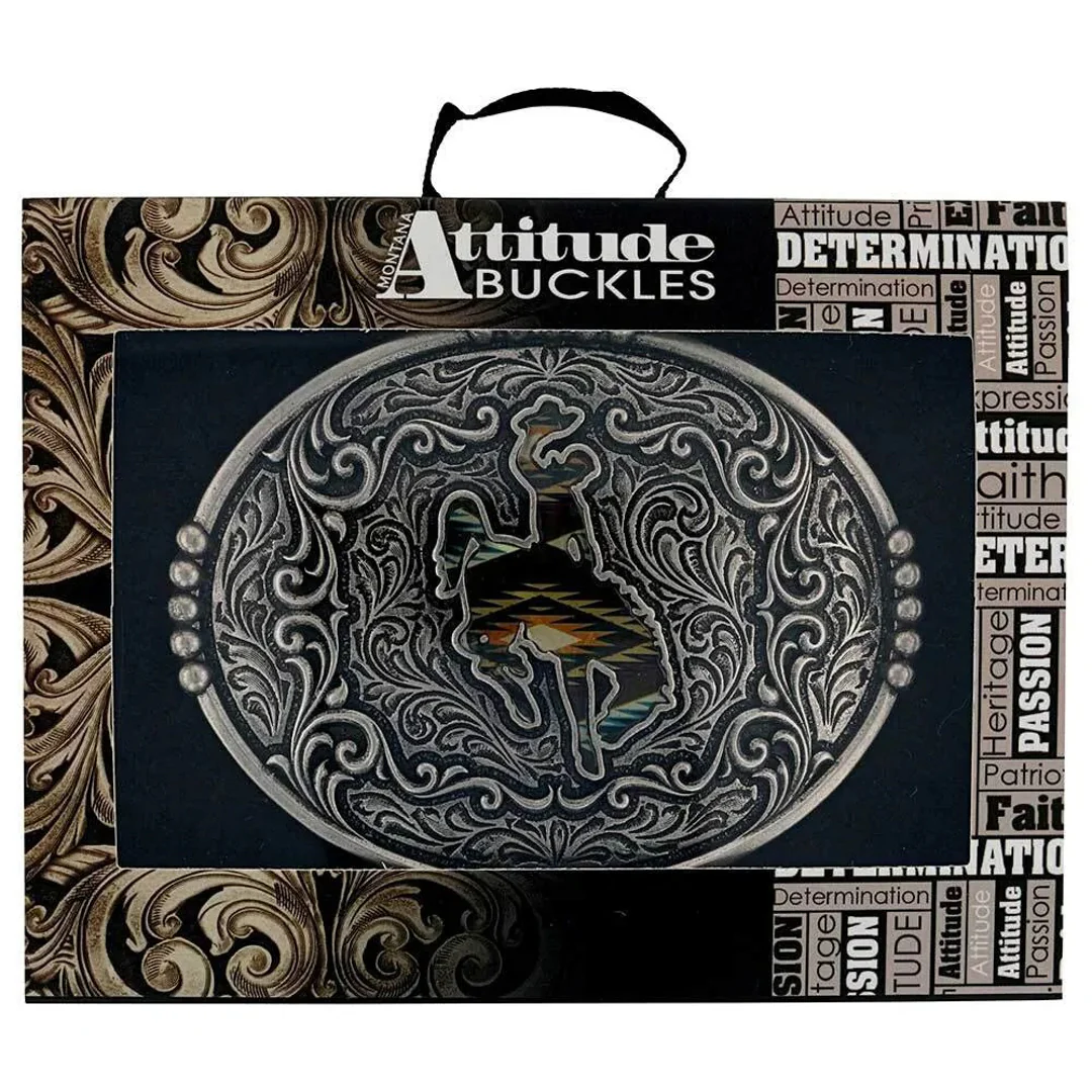 Montana Silversmiths Sunrise Bronco Attitude Buckle