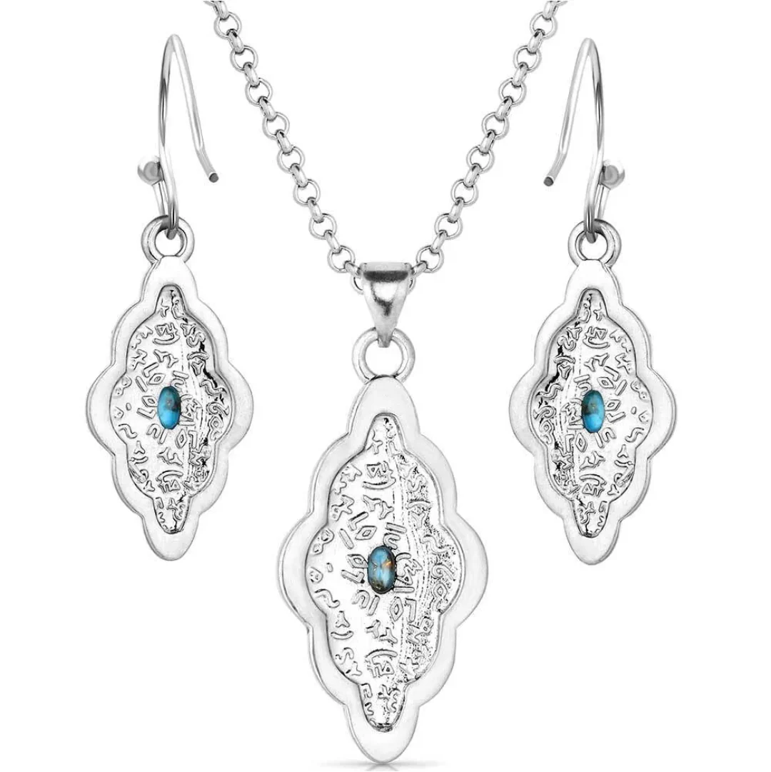 Montana Silversmiths Women's Skies Turquoise Jewelry Set