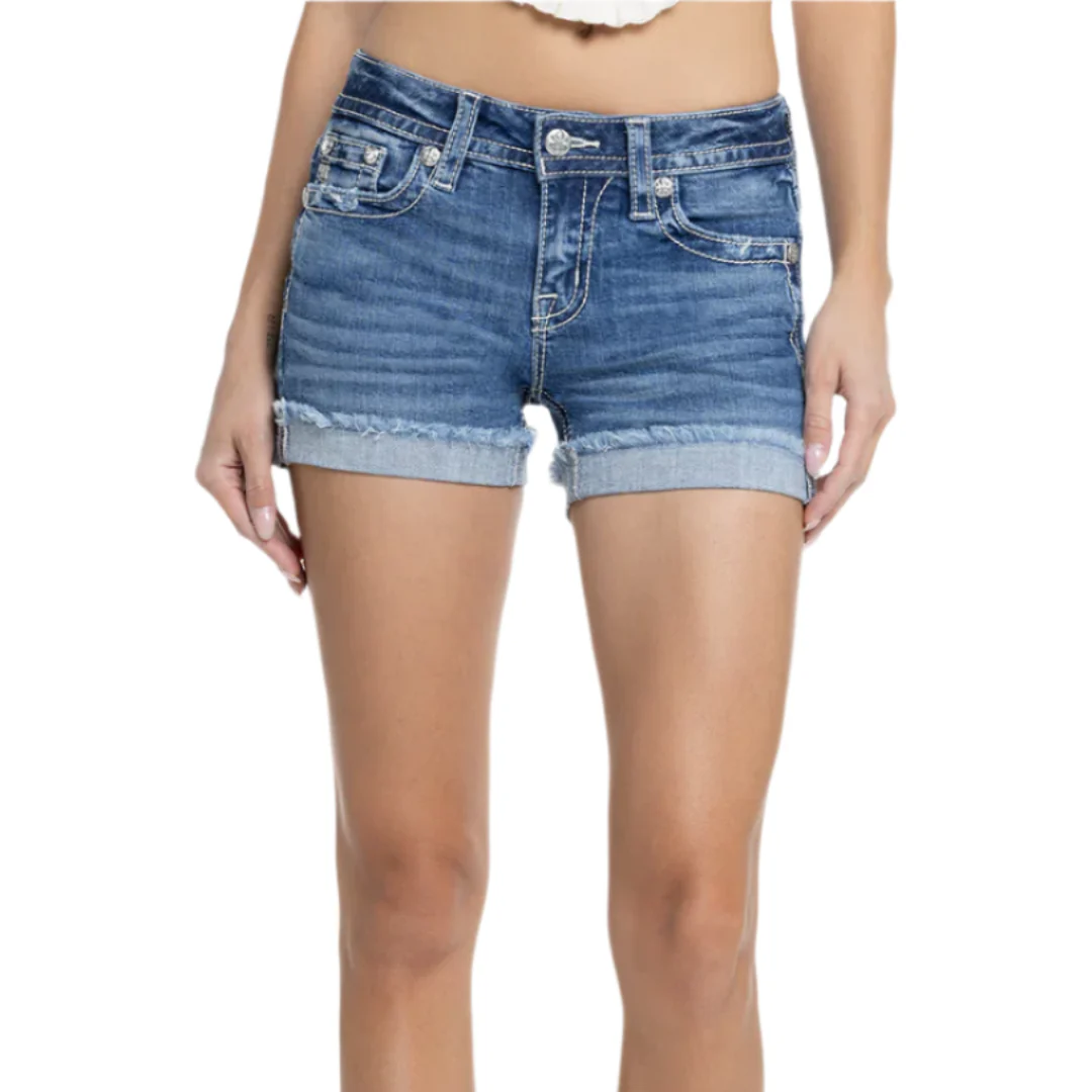 Miss Me Women's Daisy Longhorn Shorts