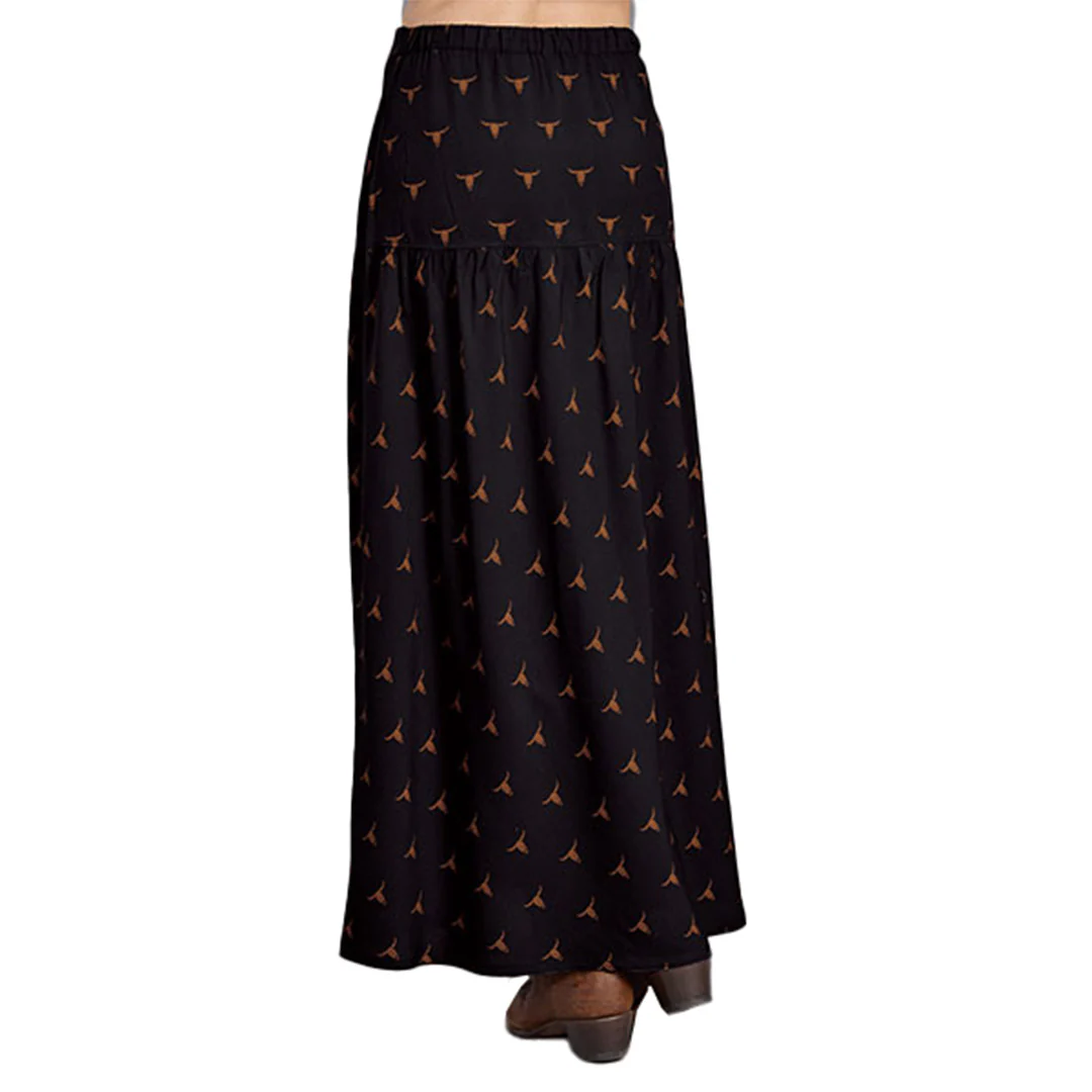 Stetson Women's Steer Head Print Skirt