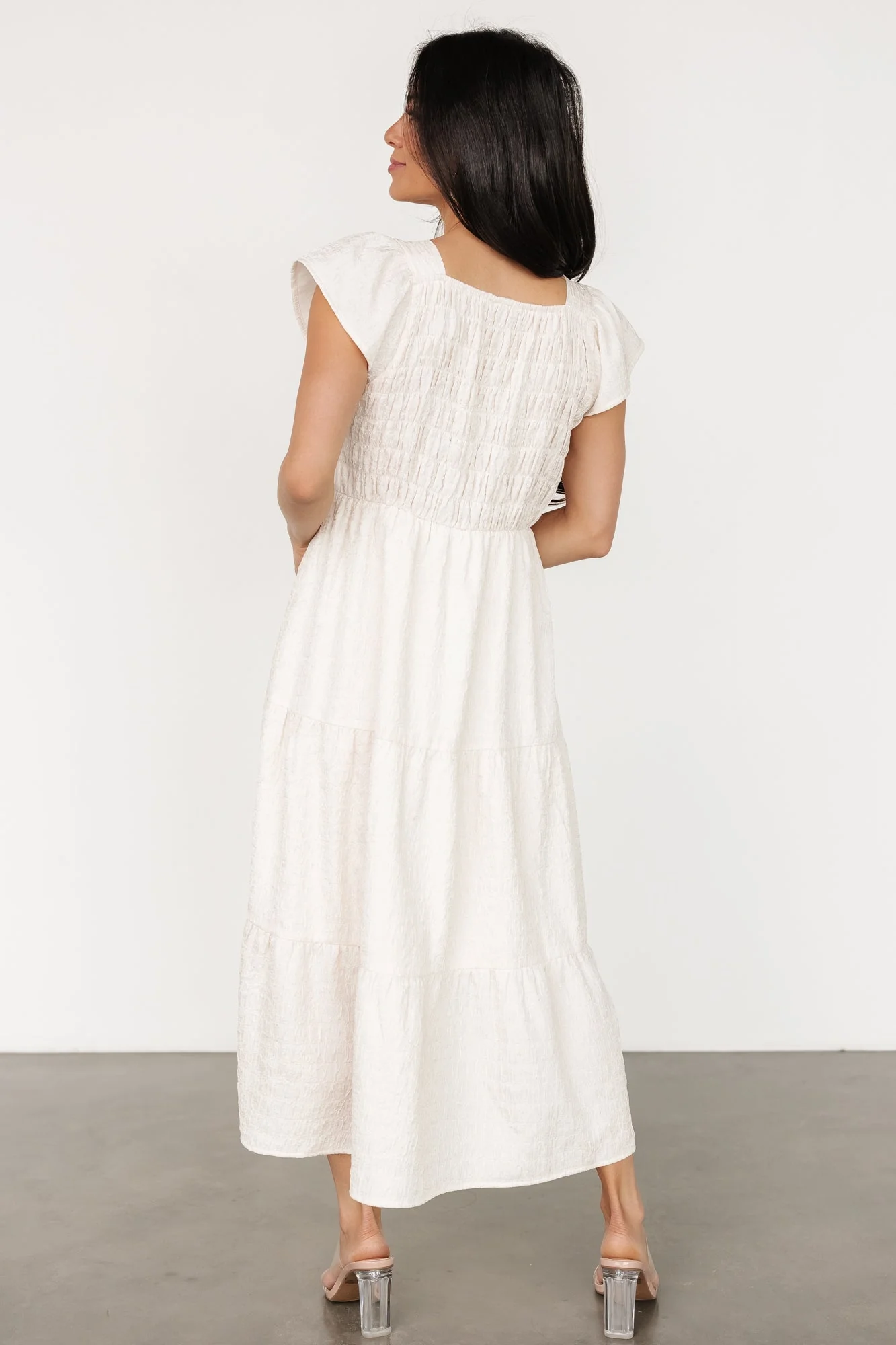 Kesler Midi Dress | Cream