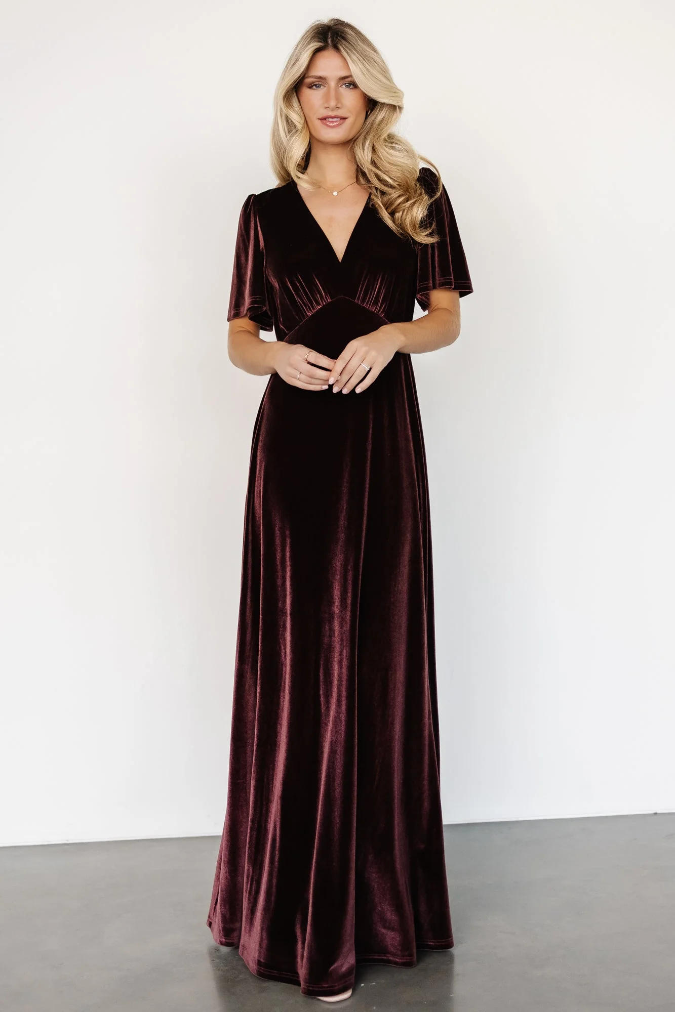 Vivian Velvet Maxi Dress | Clove