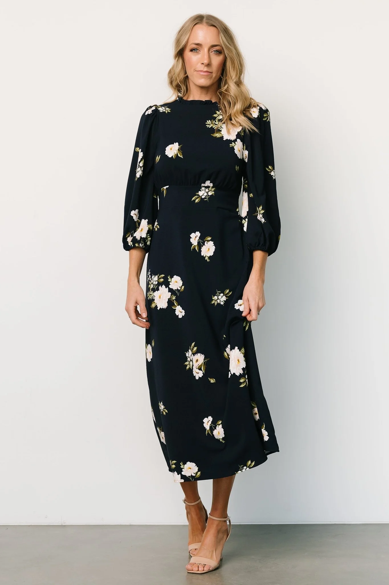 Karalie Maxi Dress | Navy Floral