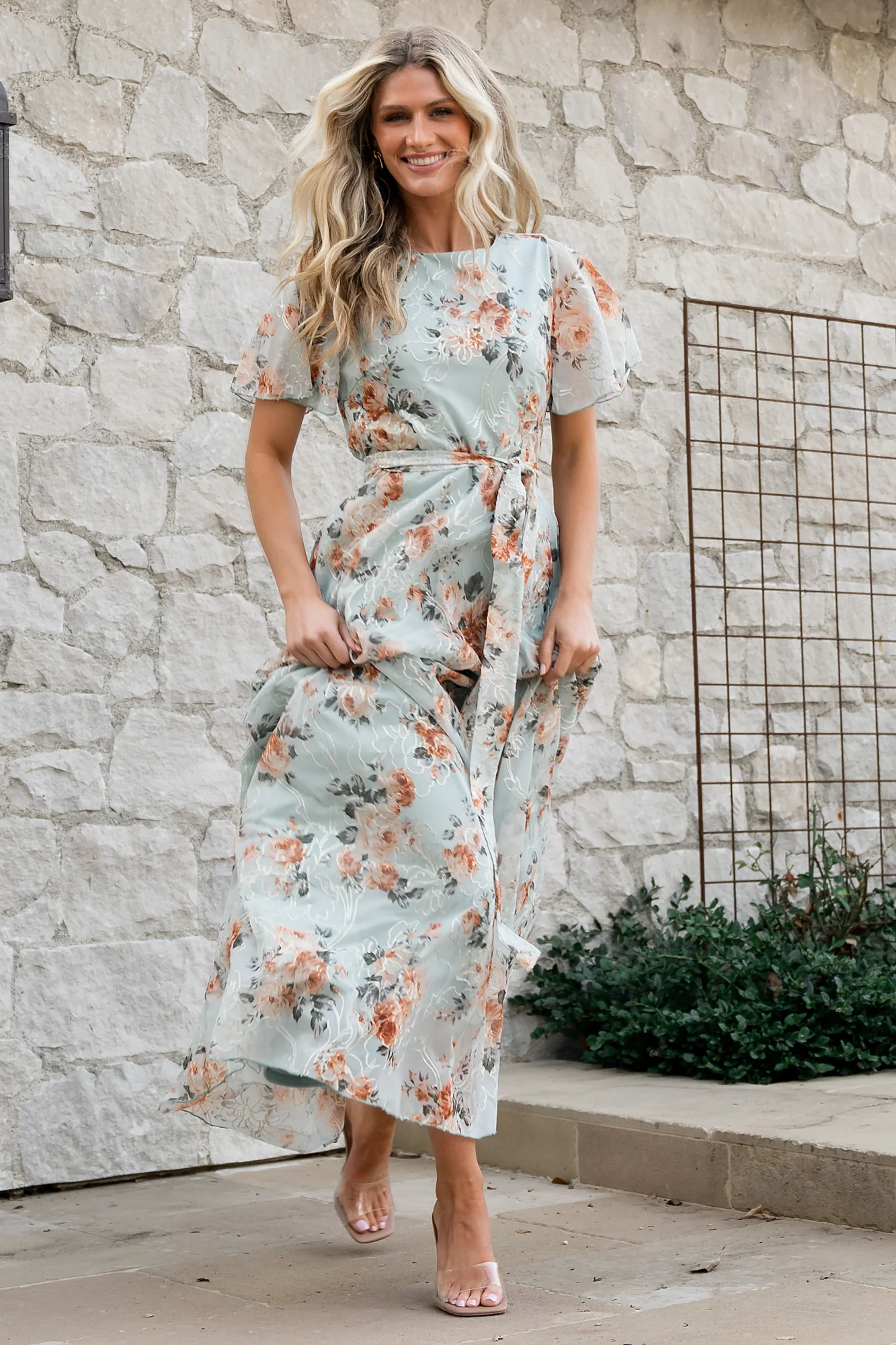 Katalaya Maxi Dress  | Sage + Gold