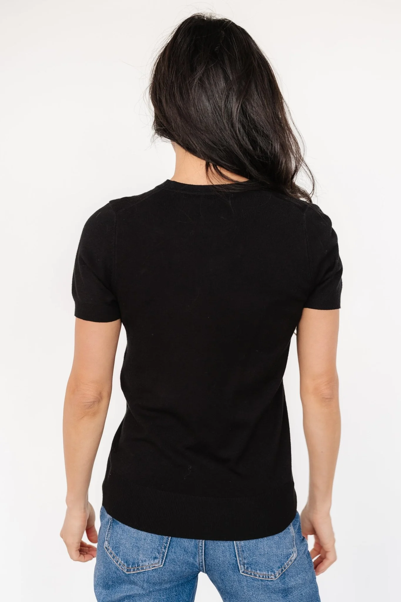 Hannah Knit Top | Black
