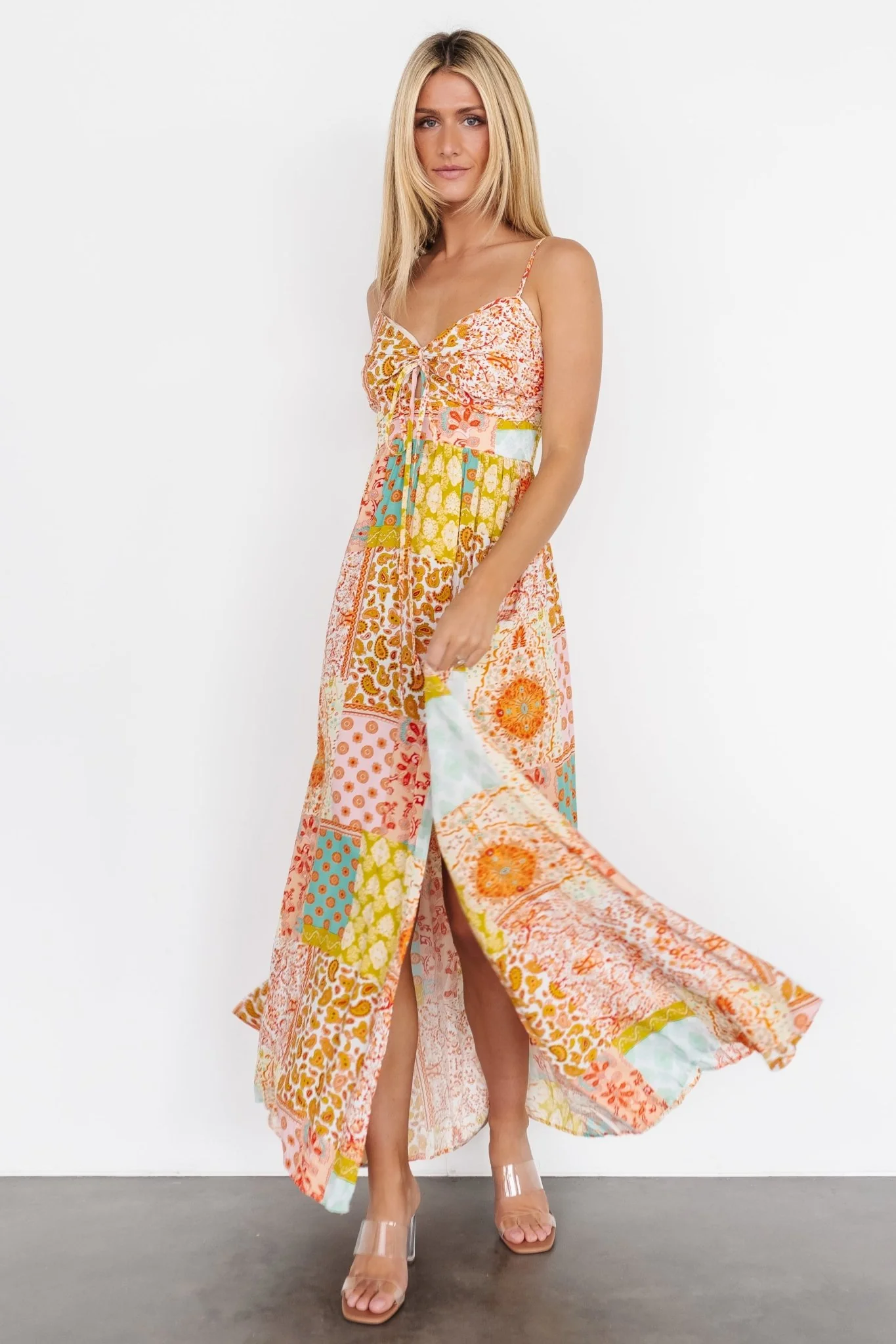 Kamari Tank Maxi Dress | Multi Print