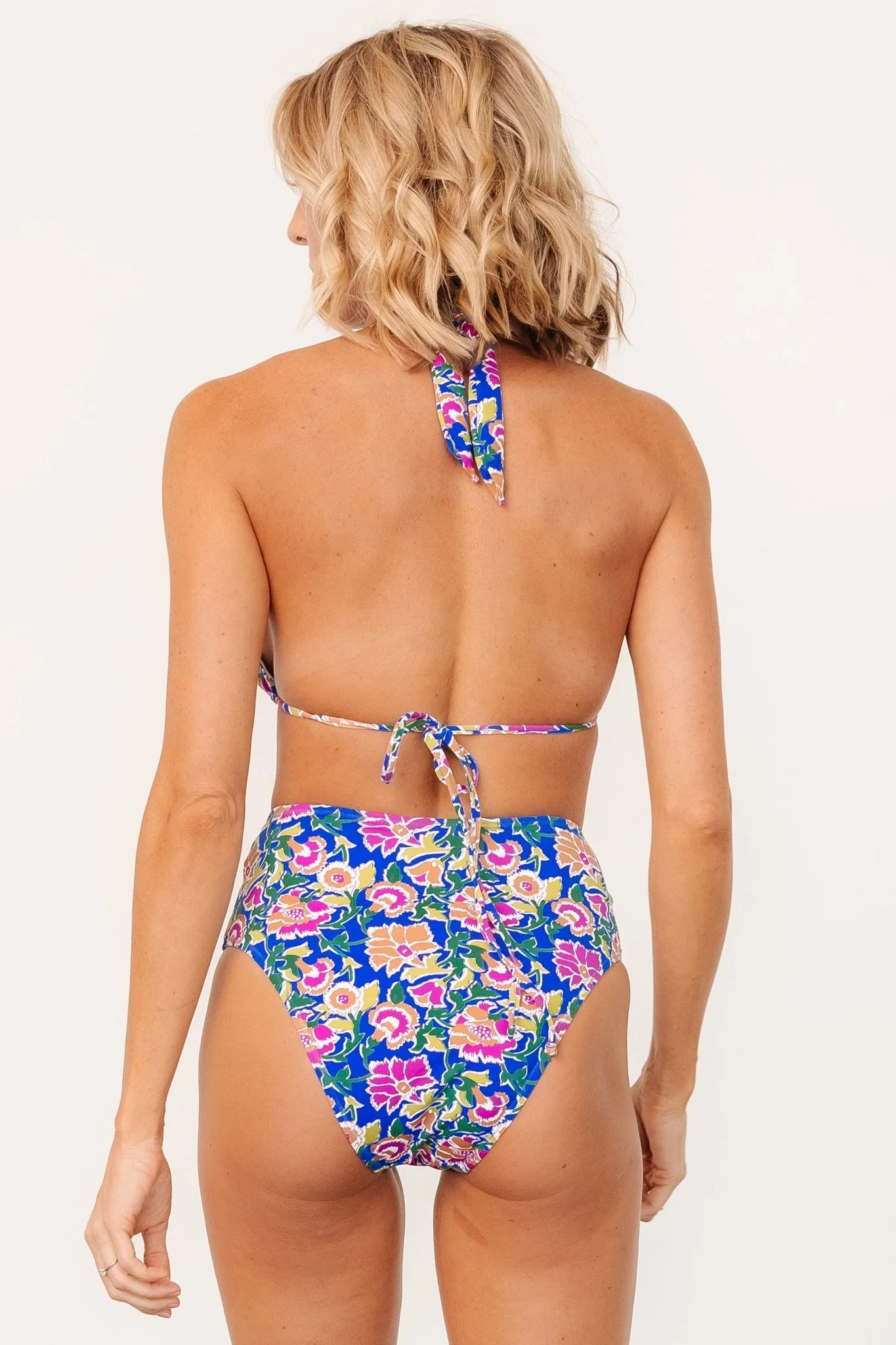 Kas Bikini Bottom | Blue + Multi Floral