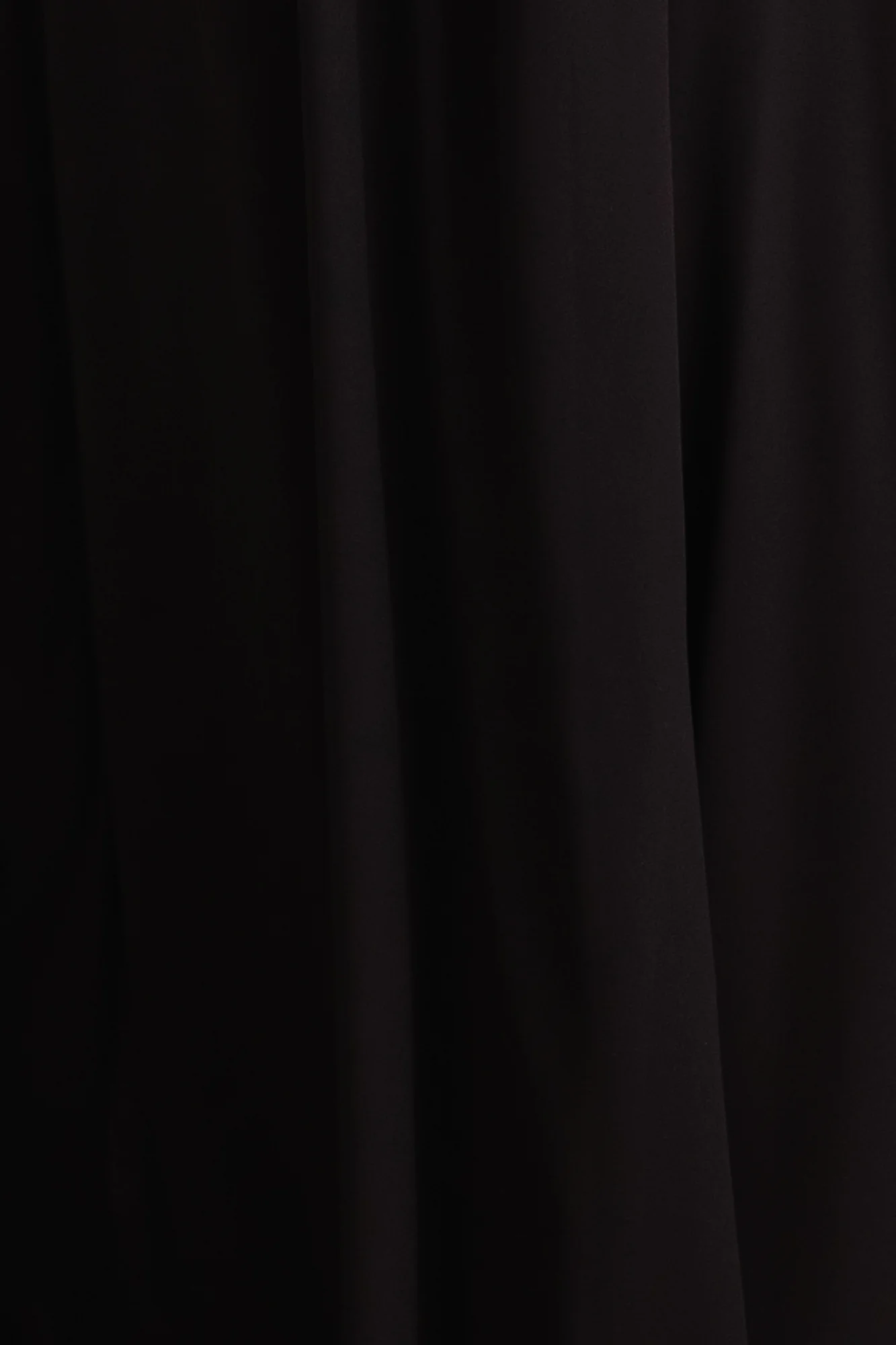 Fabric Swatch - Naomi Chiffon | Black