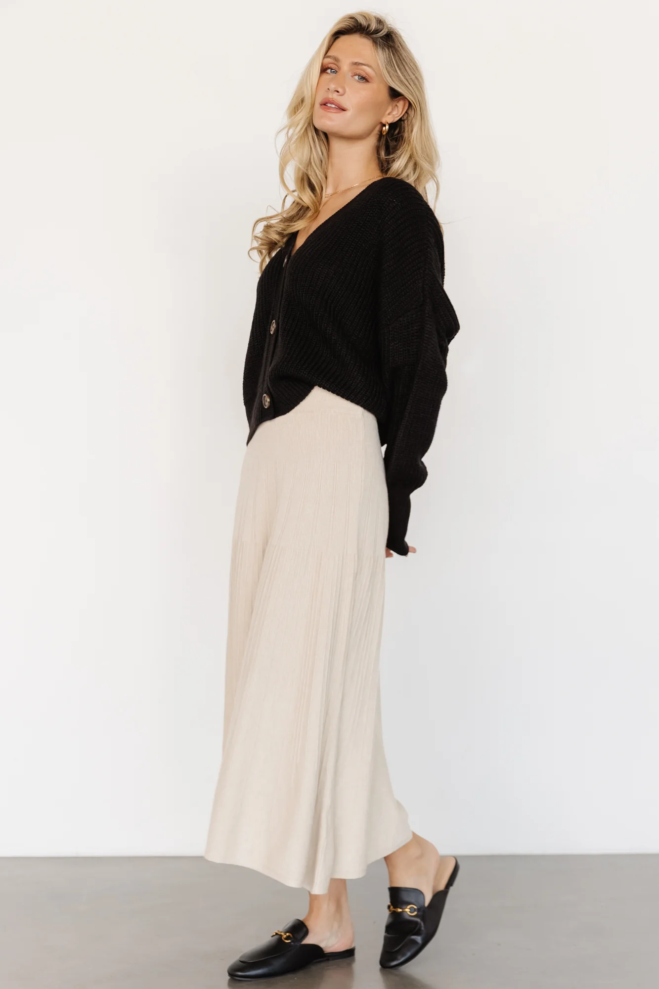 Gracie Knit Cardigan | Black