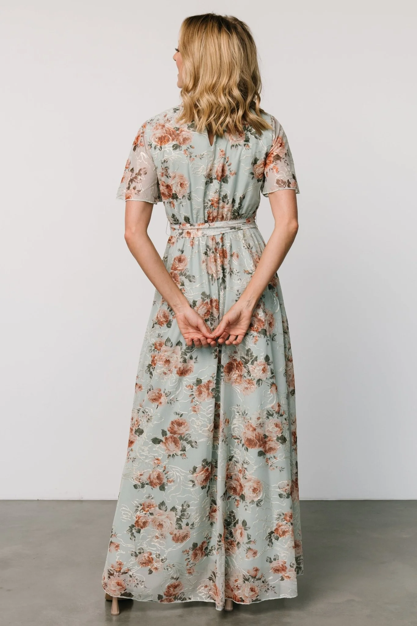 Katalaya Maxi Dress  | Sage + Gold