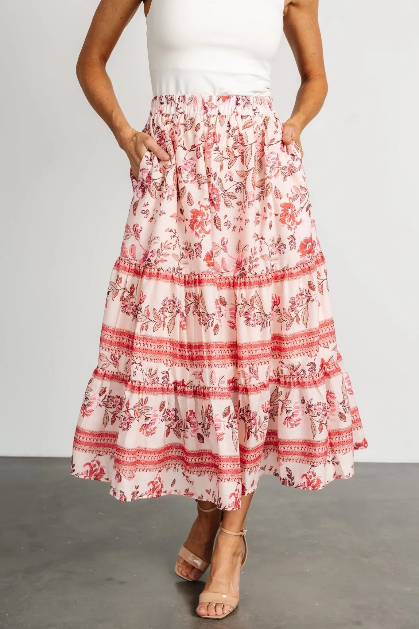 Meg Skirt | Blush Multi