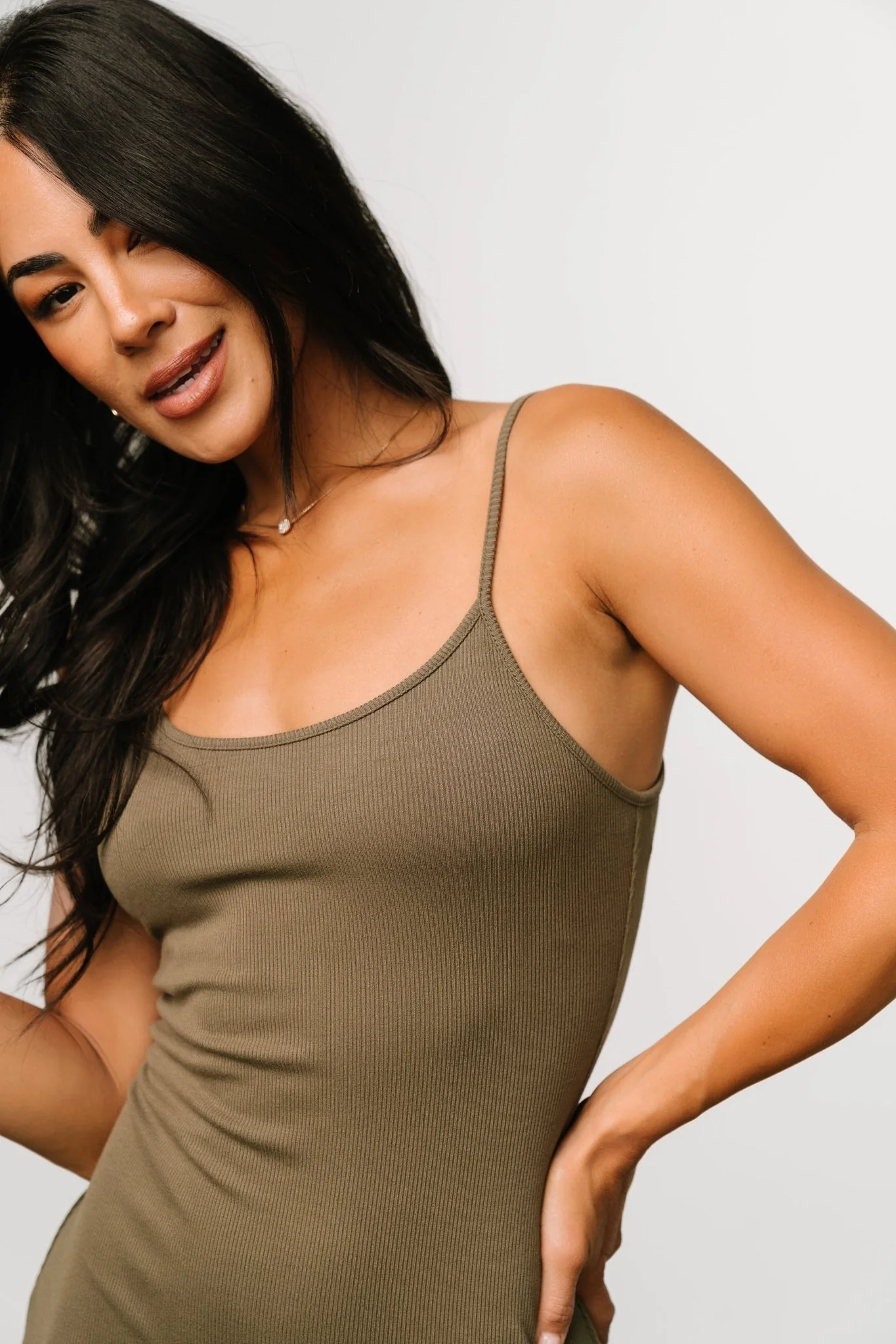 Kade Bodycon Tank Dress | Olive