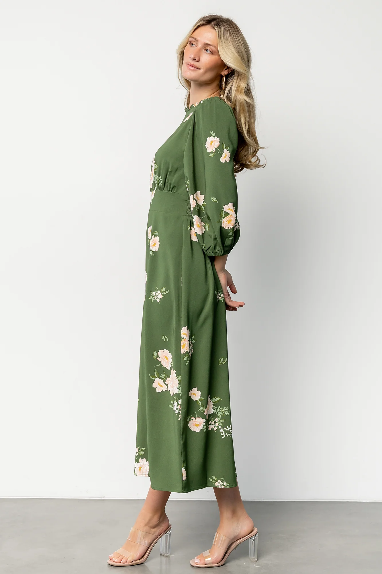 Karalie Maxi Dress | Green Floral