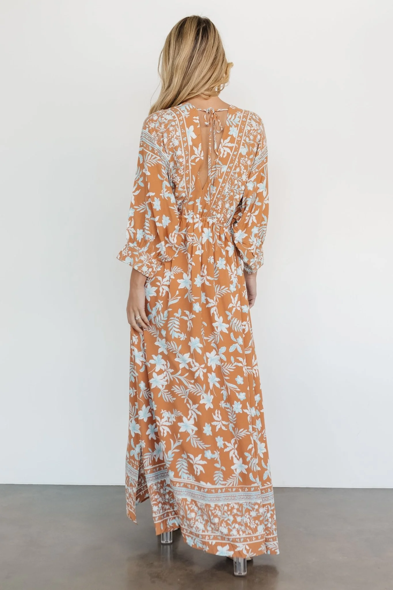Laken Maxi Dress | Camel Multi