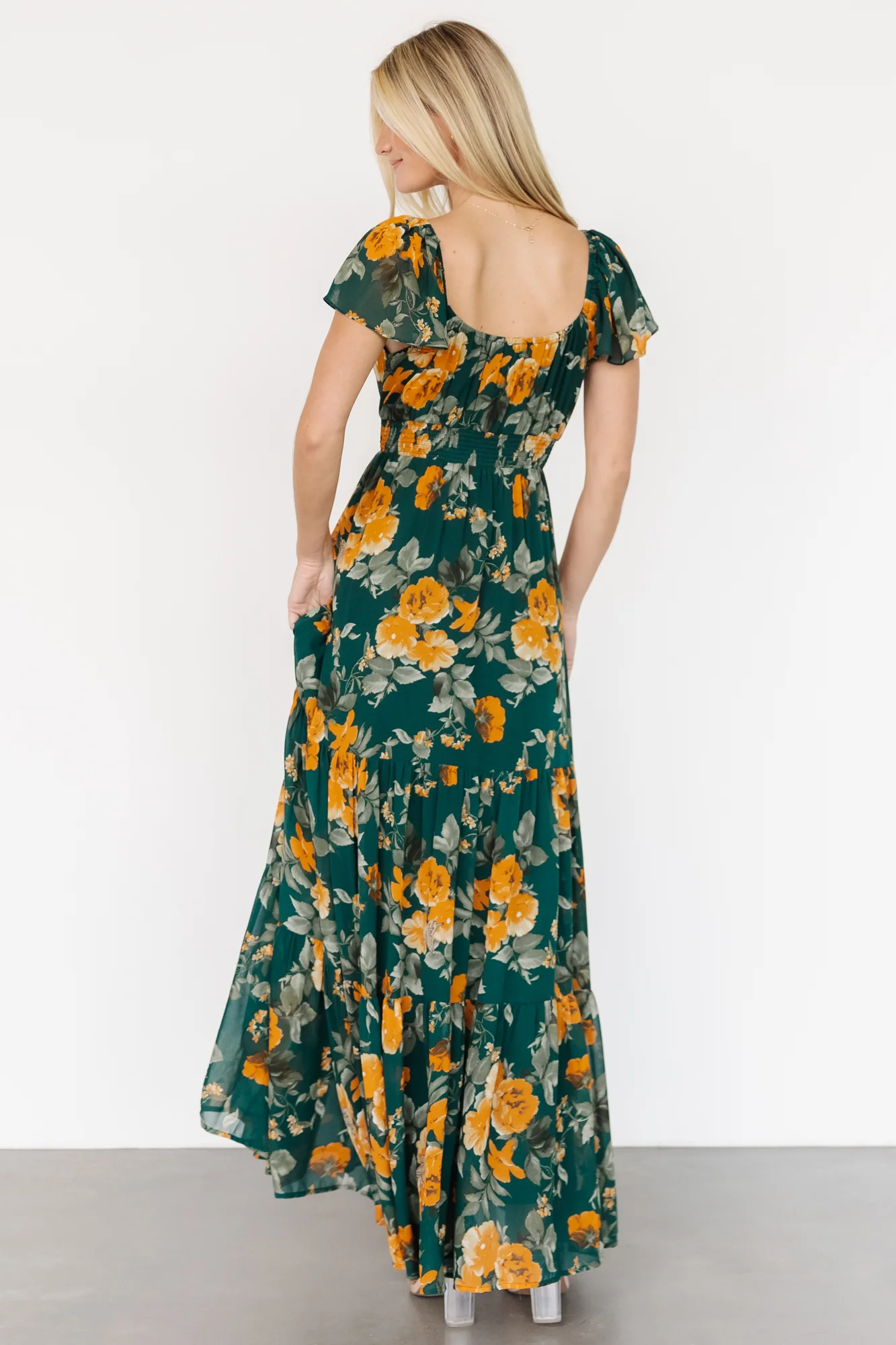 Genevive Maxi Dress | Deep Topaz Floral