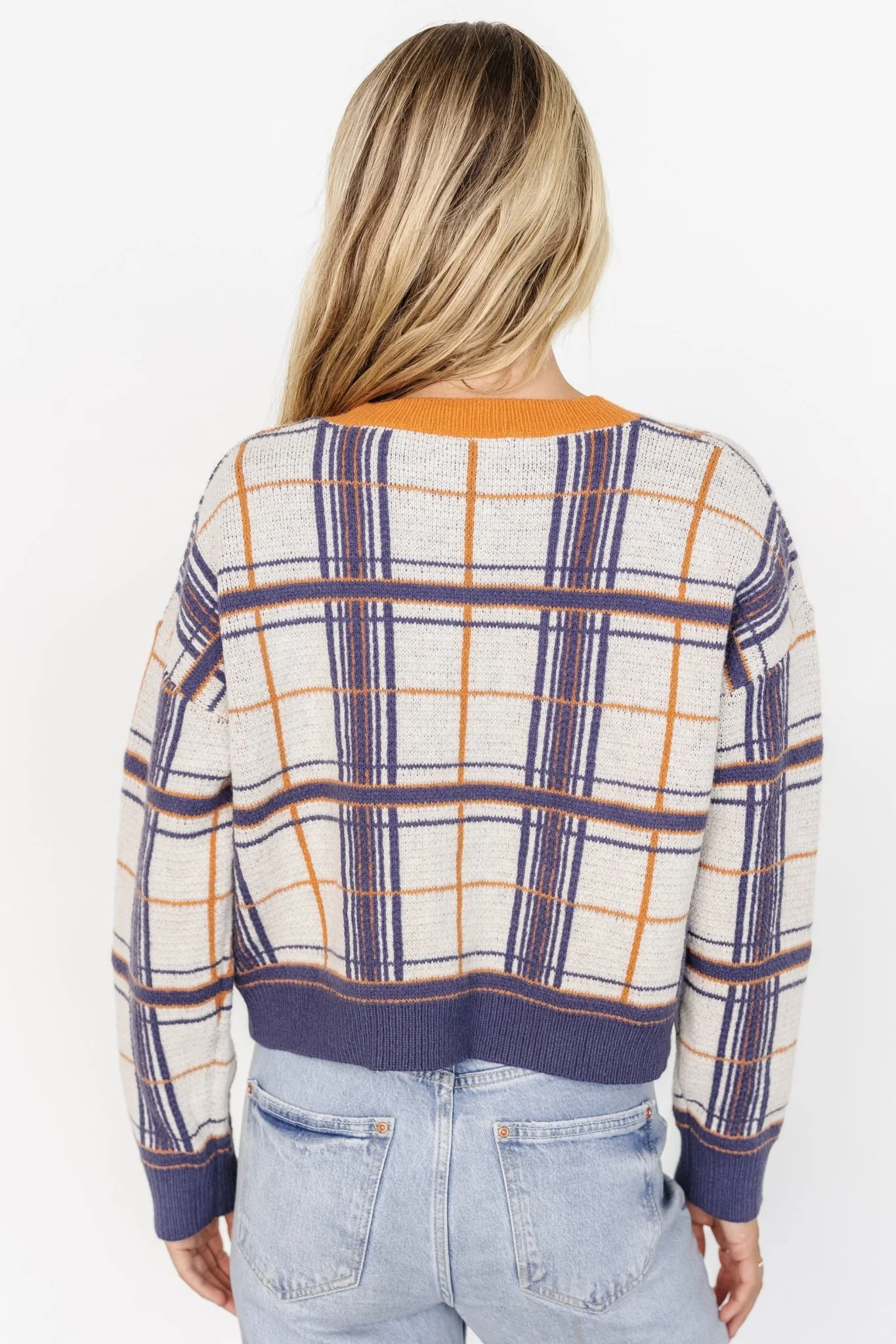 Verbier Sweater | Blue + Orange