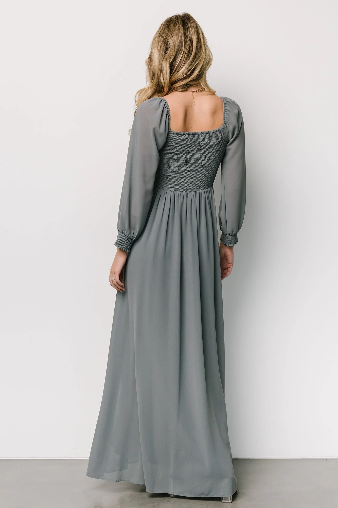 Giselle Maxi Dress | Dusty Blue