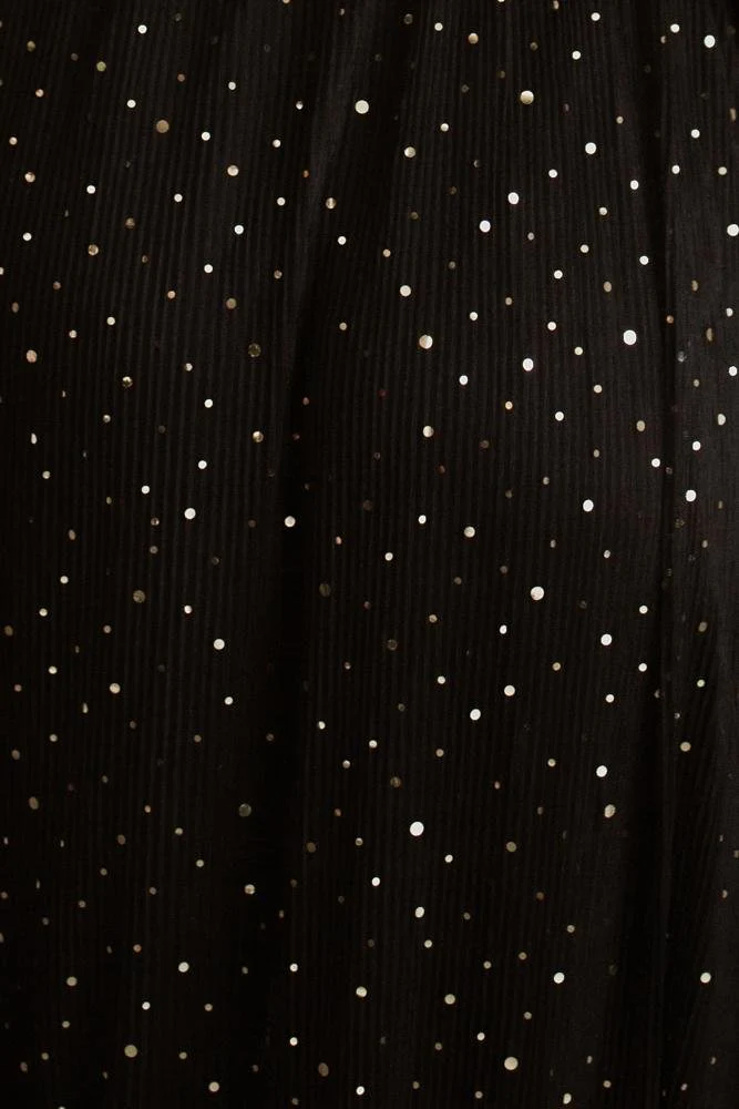 Fabric Swatch - Abigail Sparkle | Black