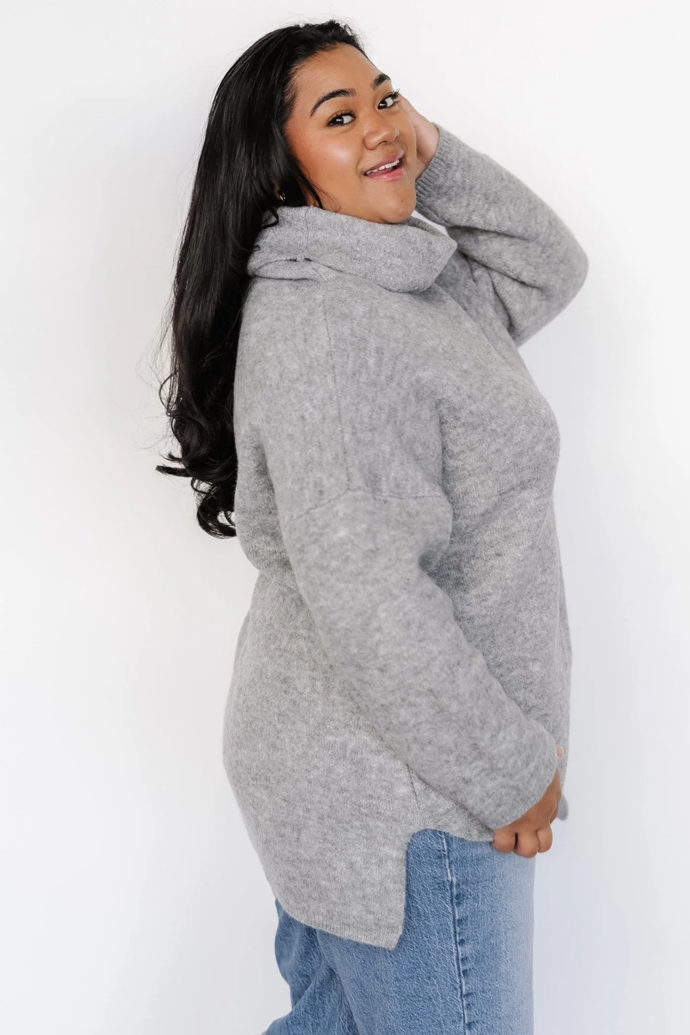 Lyon Turtleneck Sweater | Gray