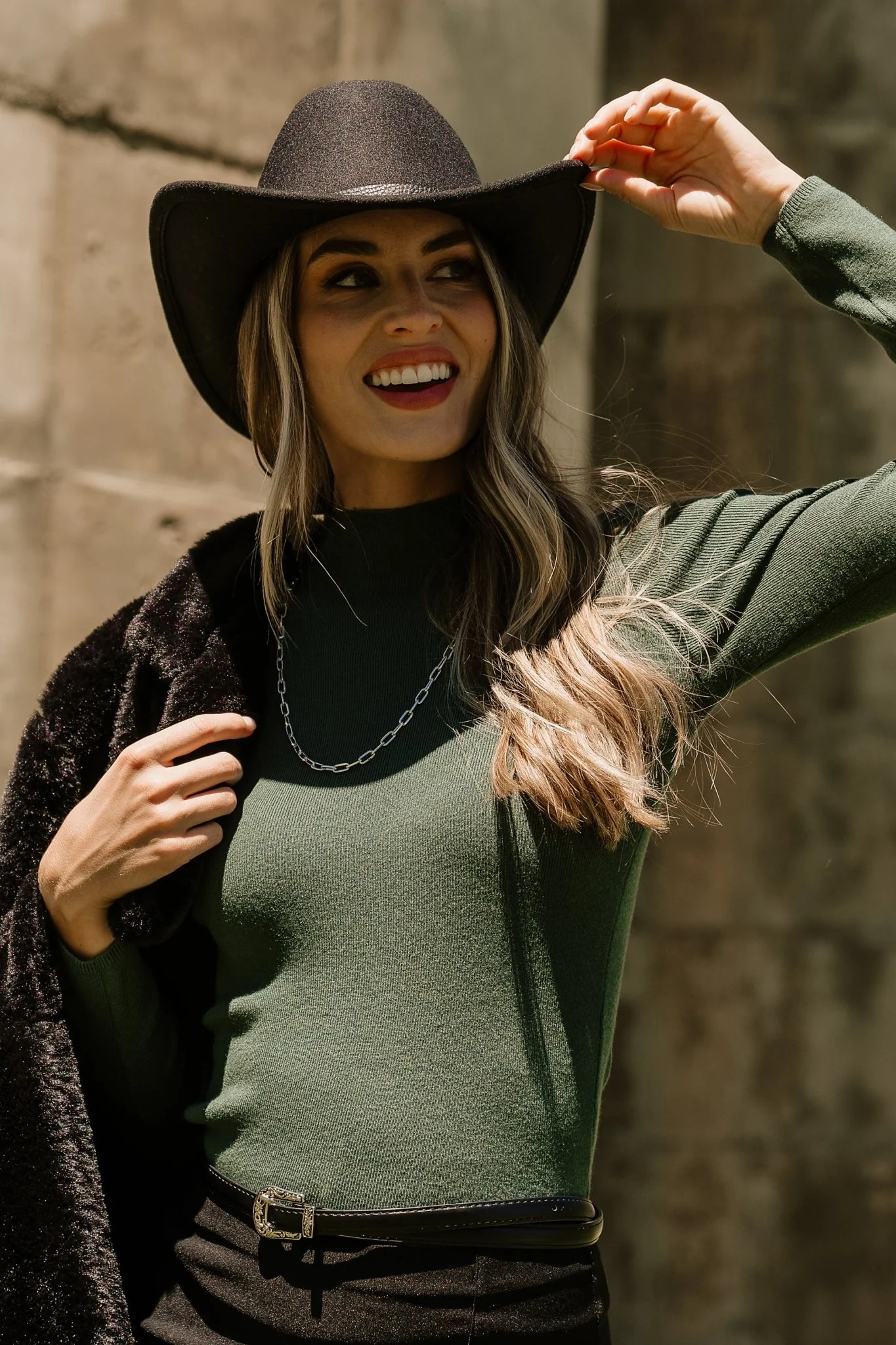Frances Knit Top | Green
