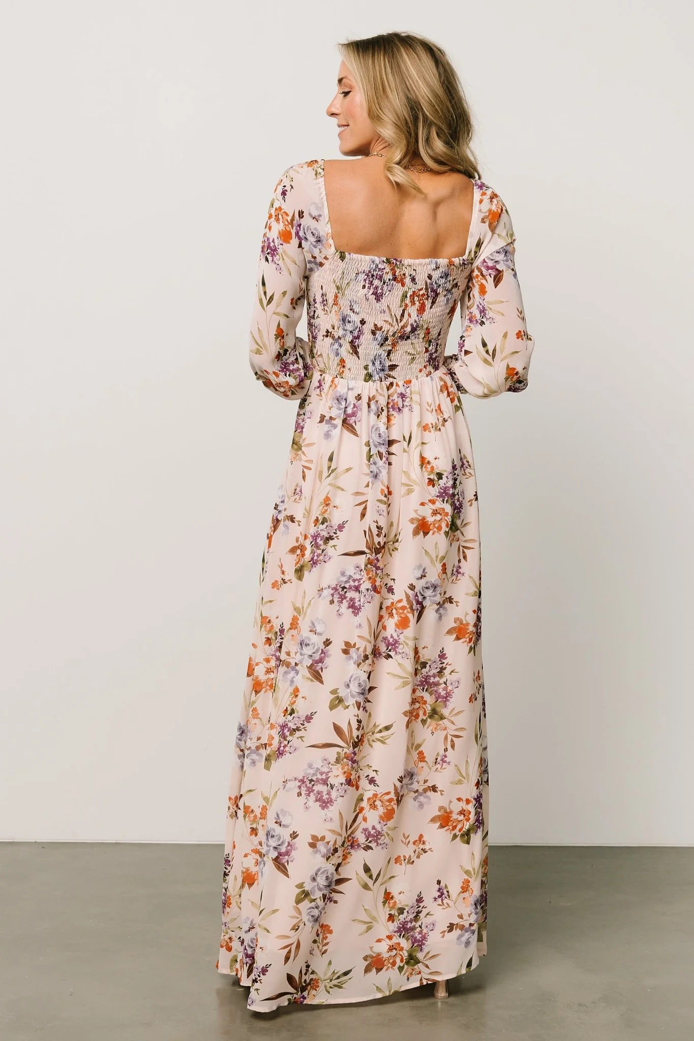 Giselle Maxi Dress | Blush Multi Floral