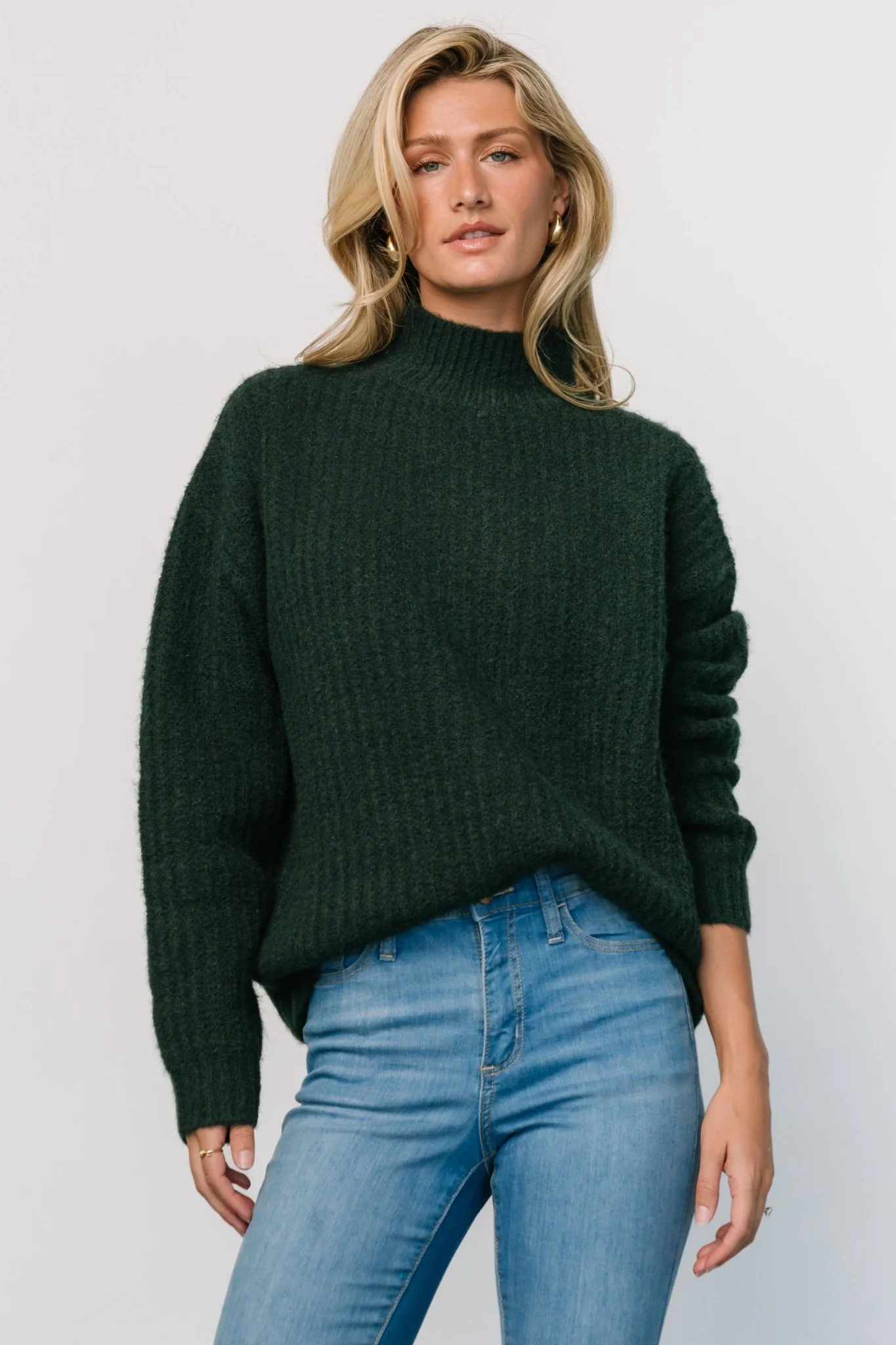 Fallon Sweater | Dark Green