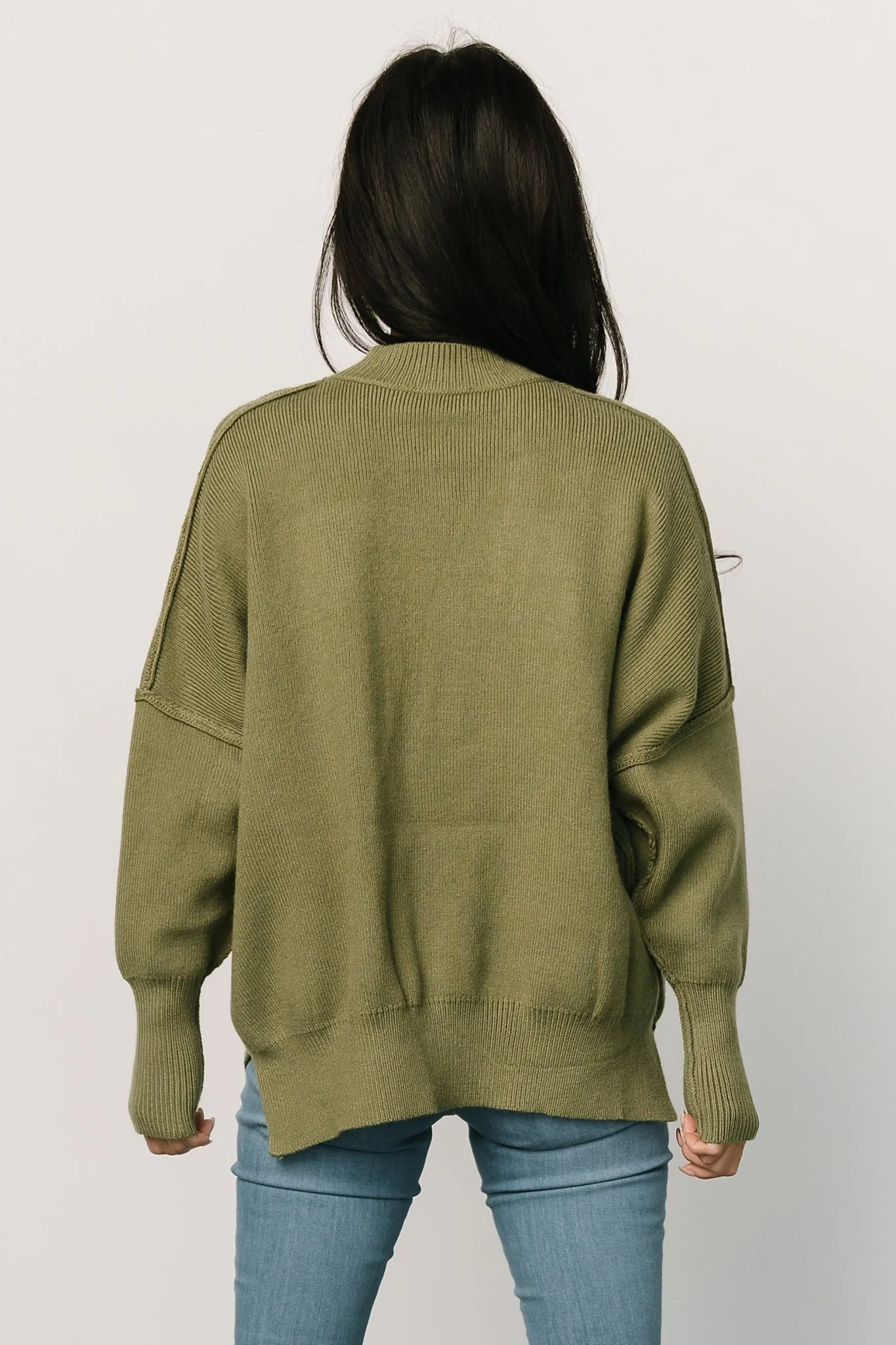 Jeremiah Knit Sweater | Olive