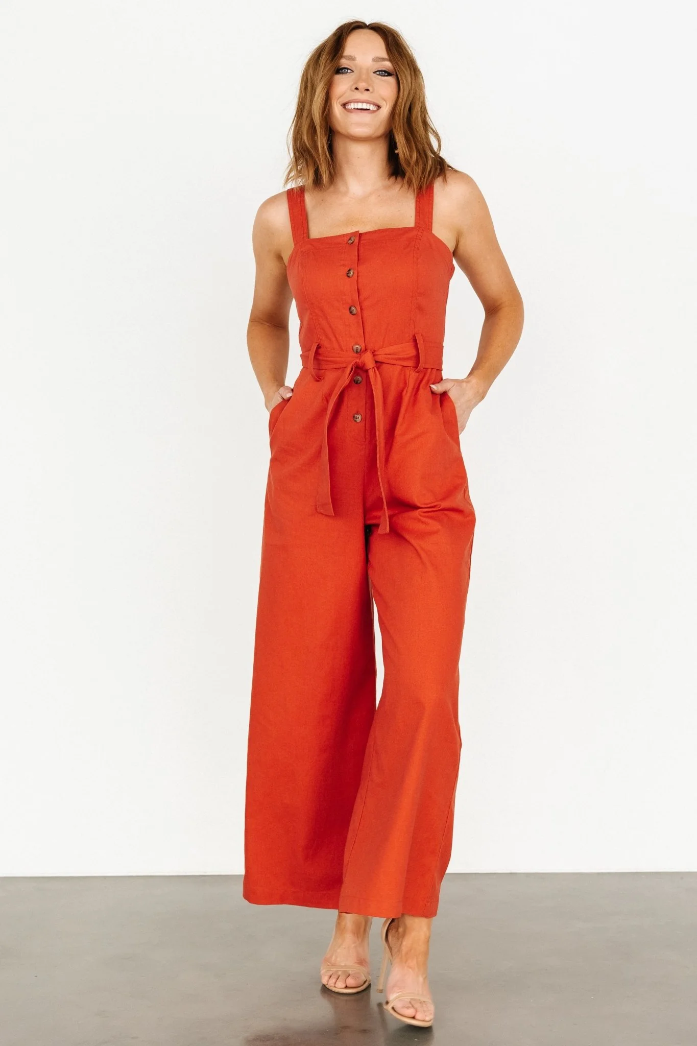 Hartford Jumpsuit | Rust
