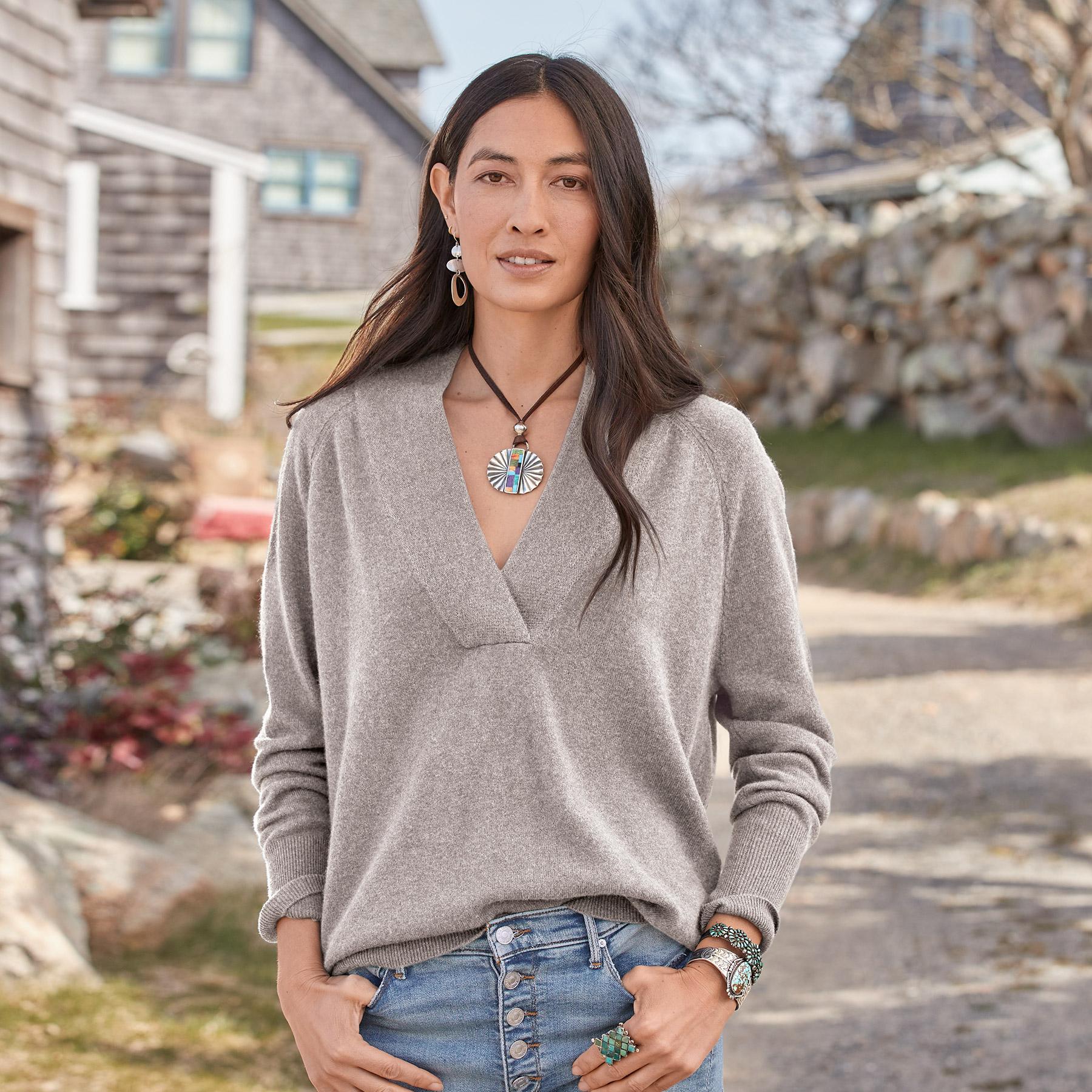 Zadie Cashmere Sweater, Petite