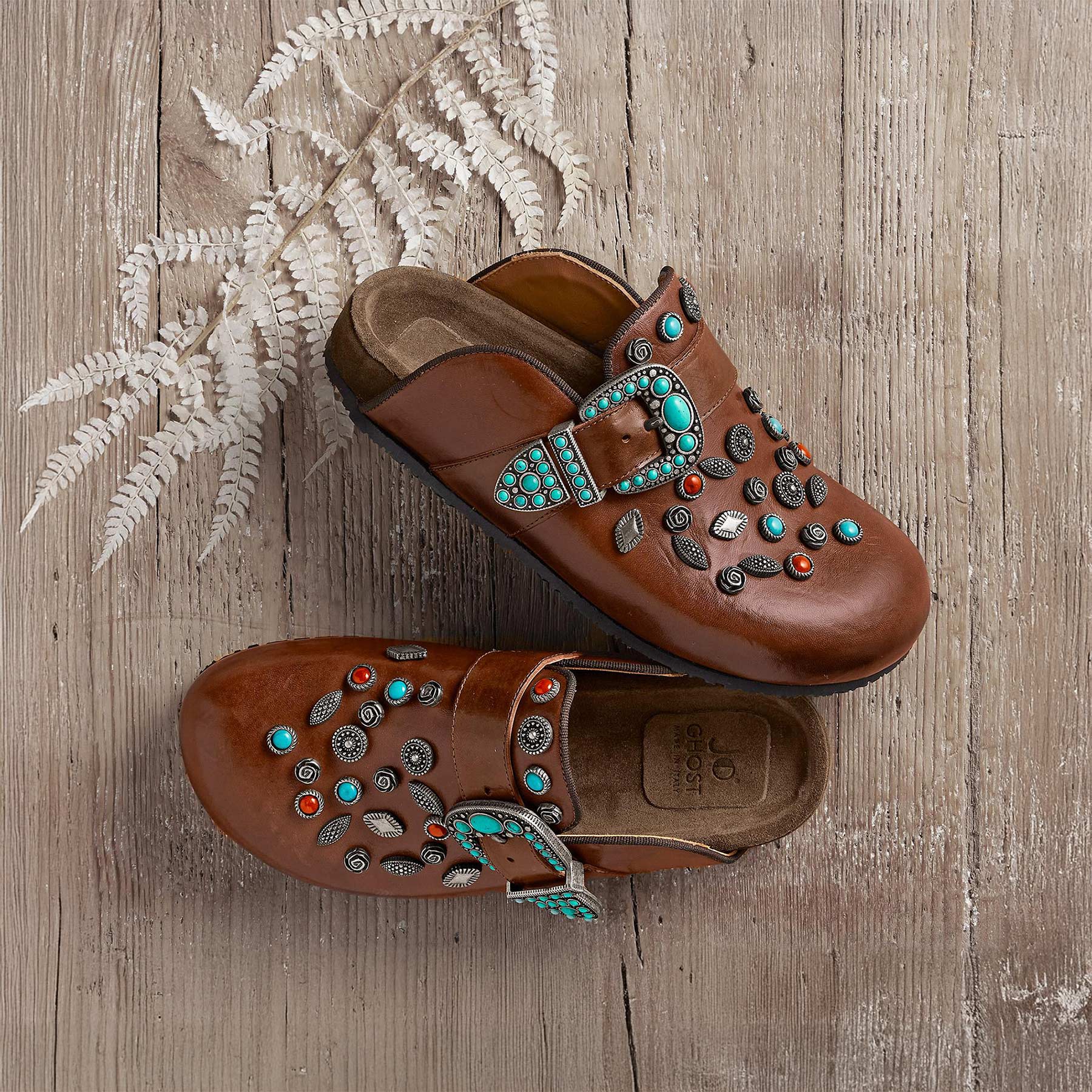 Stagecoach Studded Mules