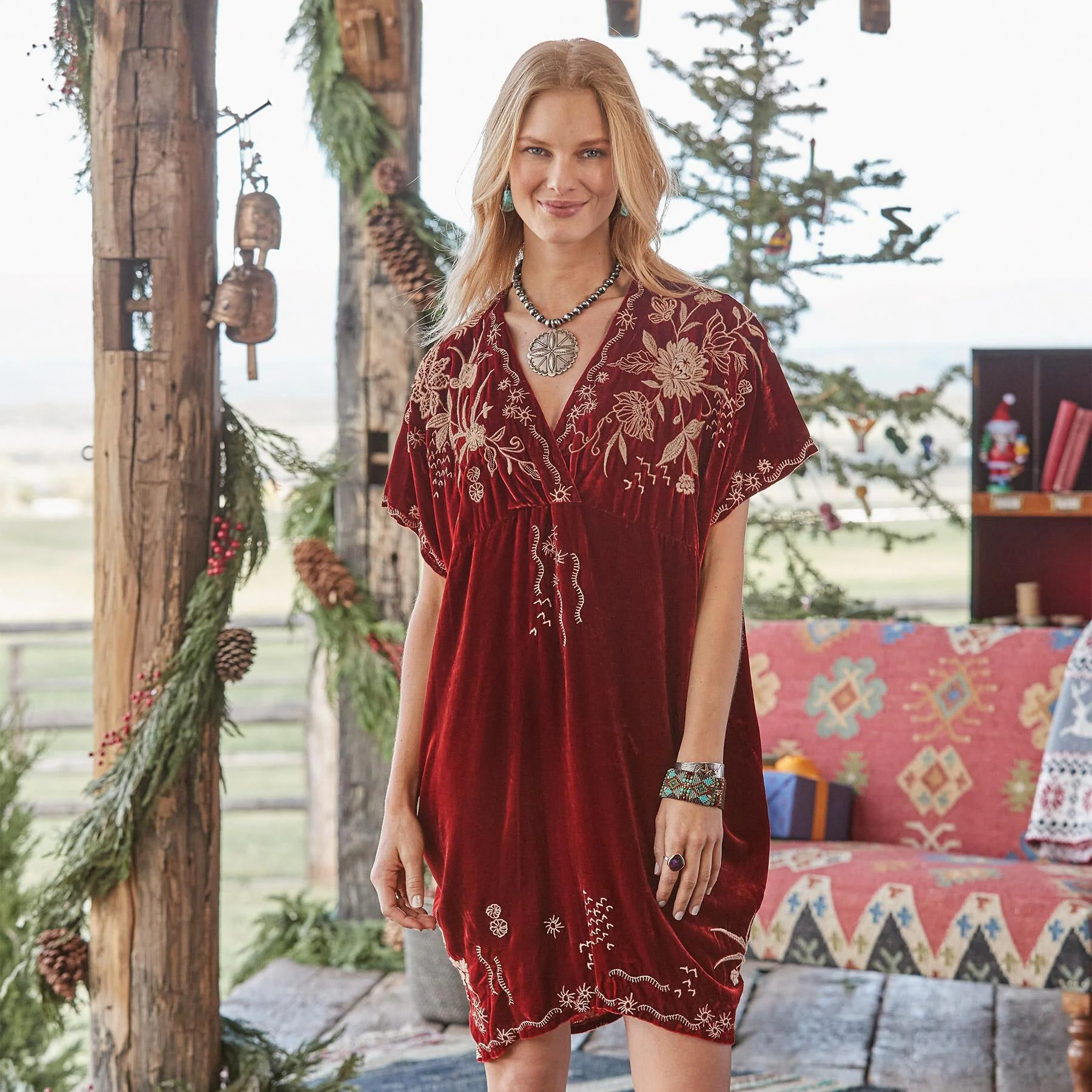 Maree Velvet Effortless Kaftan