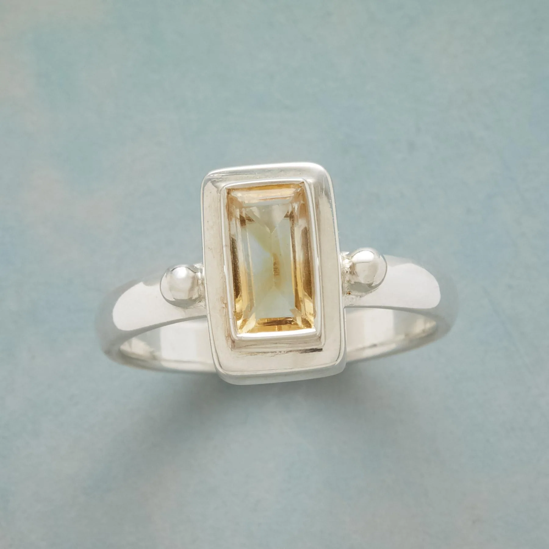 Citrine Step Up Ring
