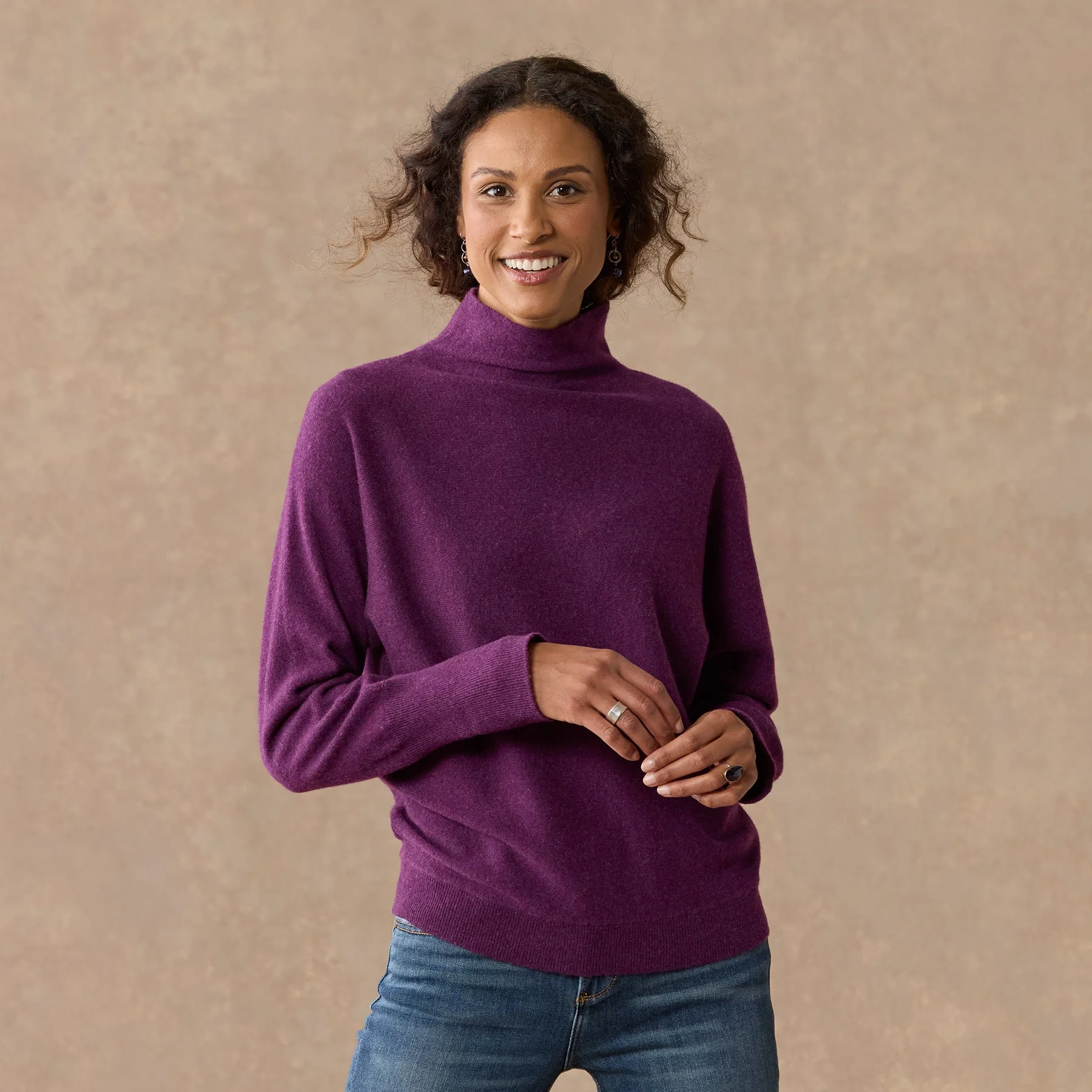 Evianna Cashmere Sweater, Petite