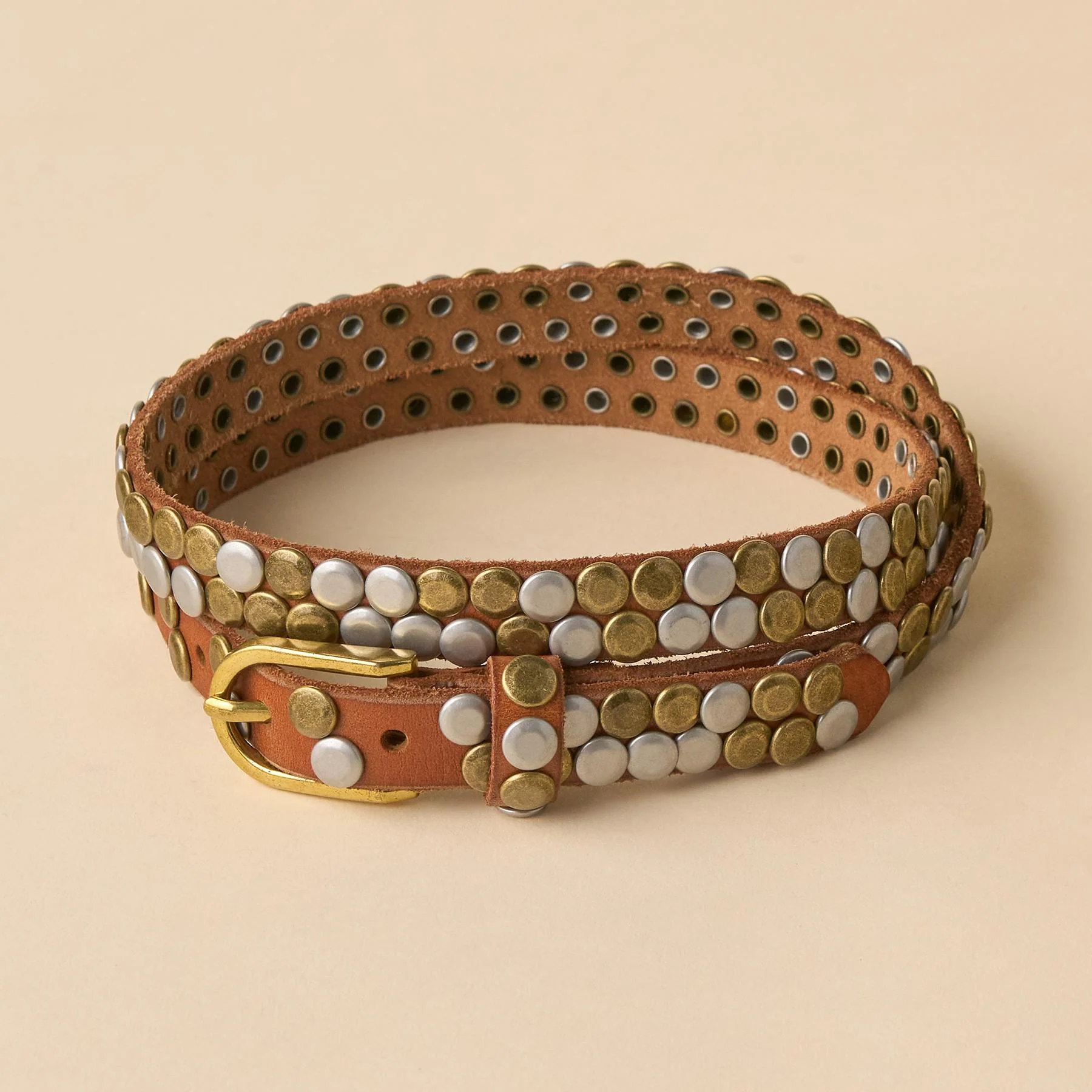 Studded Paths Belt