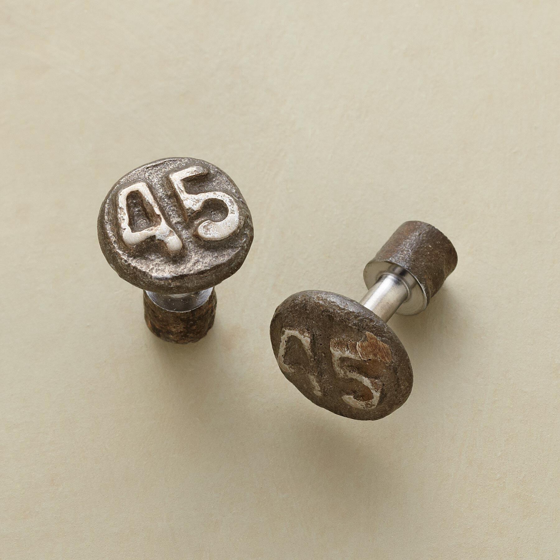 Date Nail Cuff Links