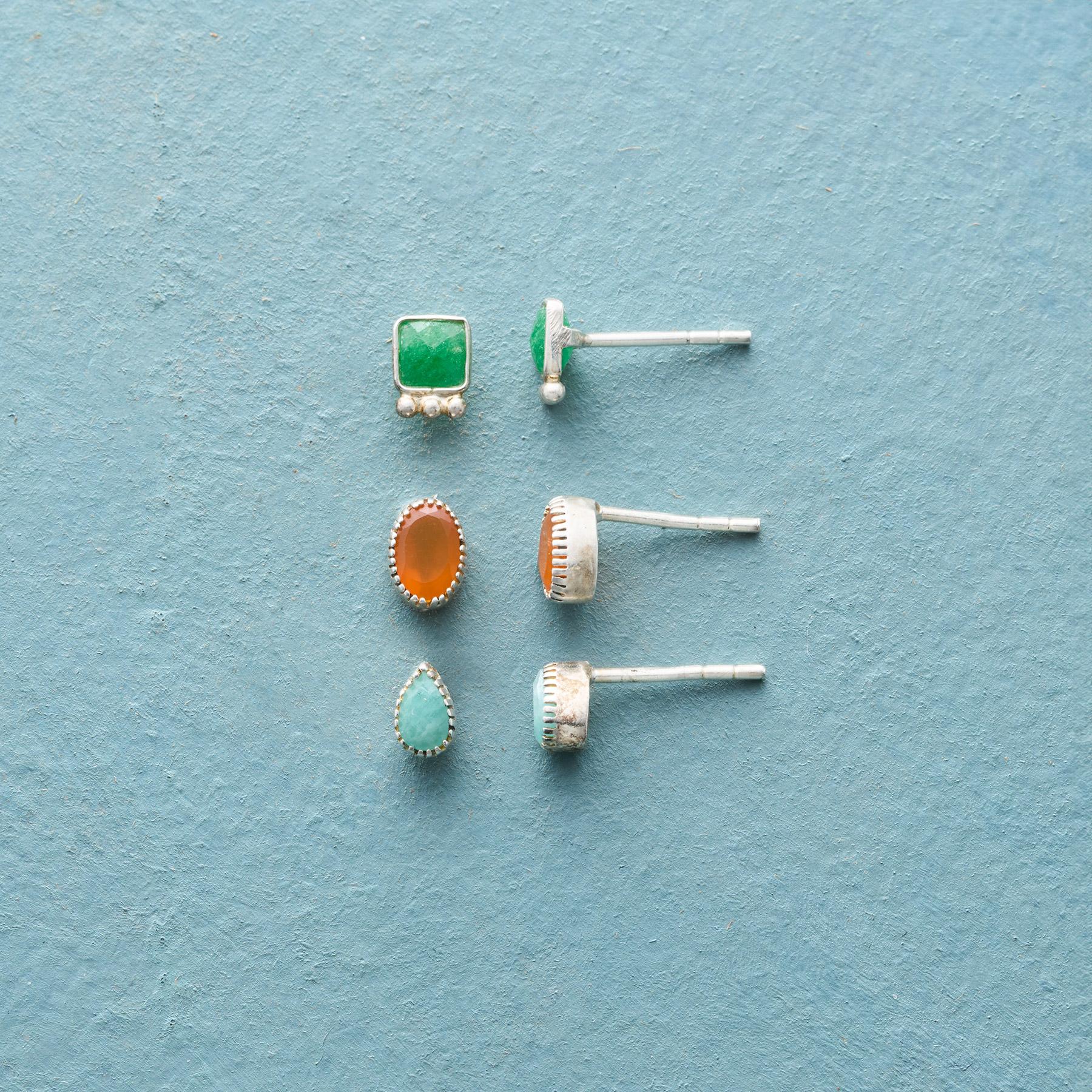 Earth Fire Water Earrings