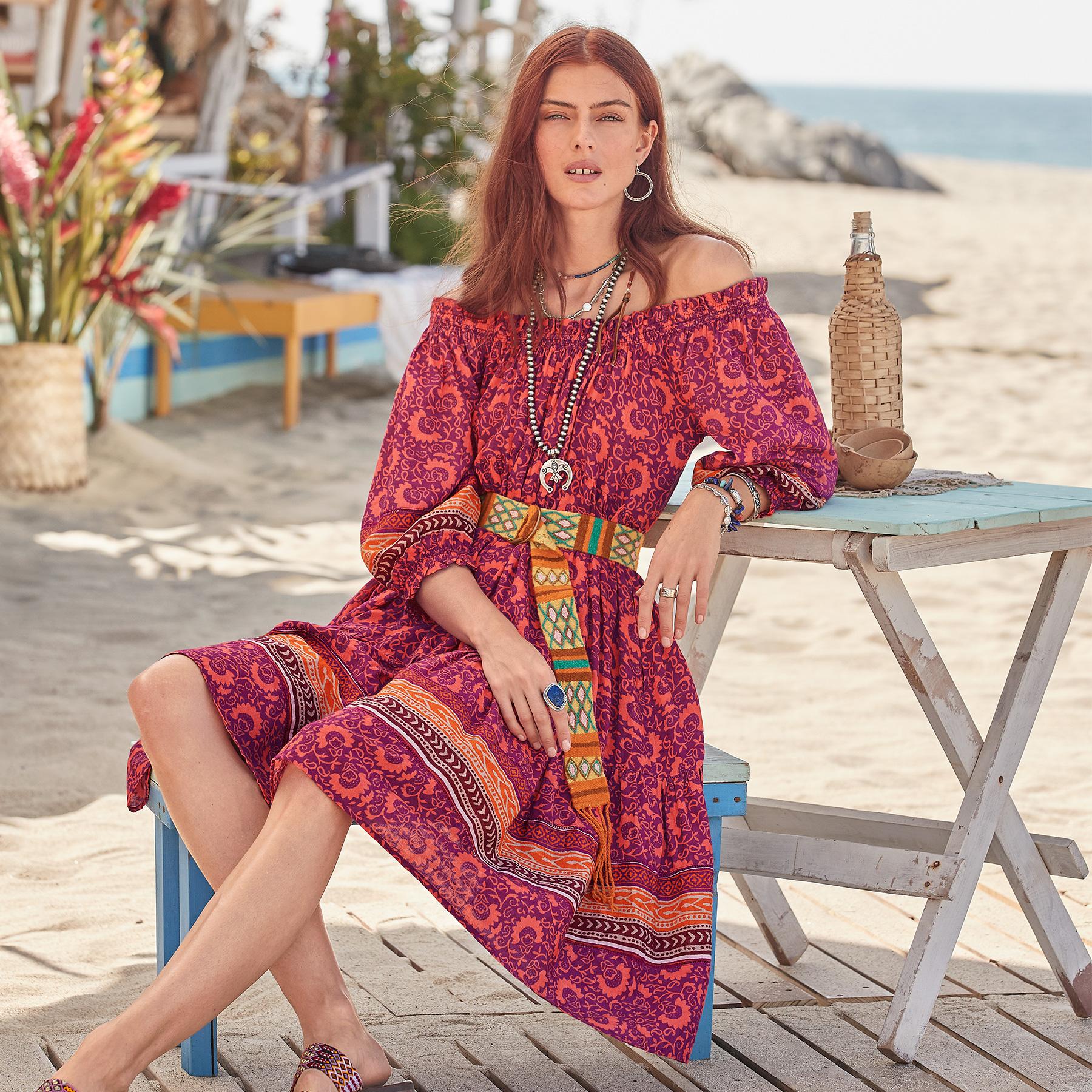 Floral Lands Dress, Petite