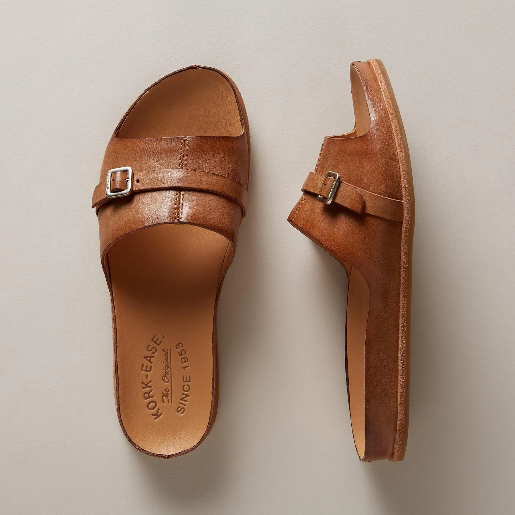 Downey Leather Buckle Sandals