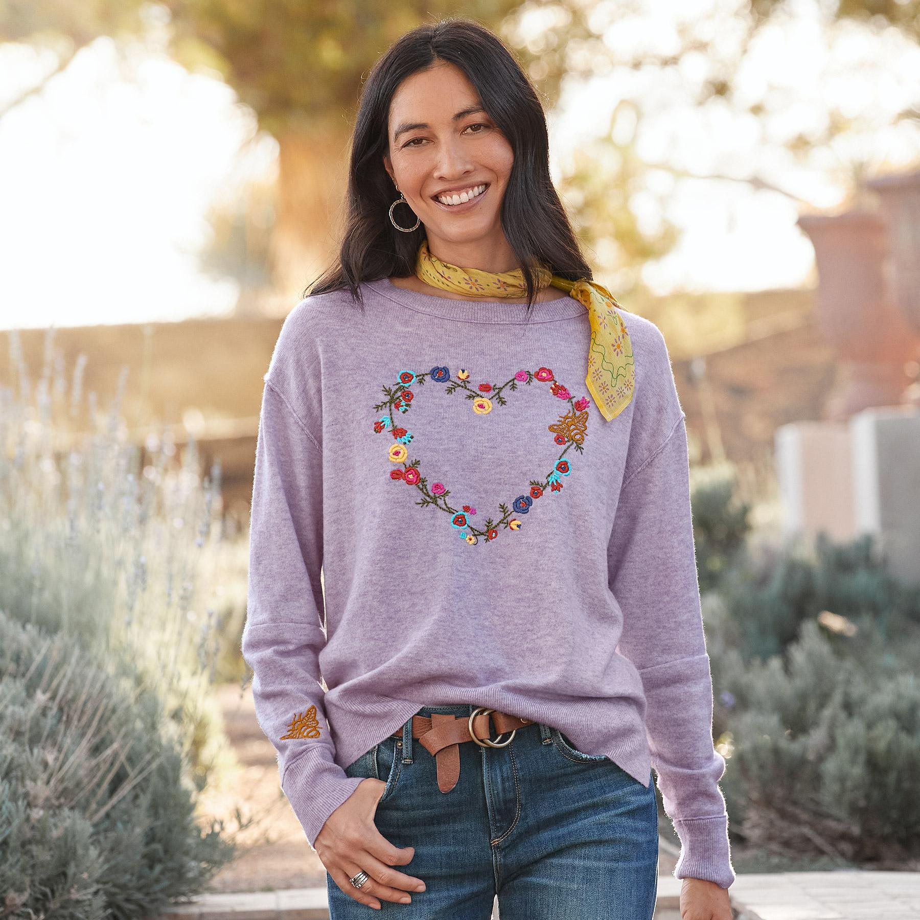 Blooming Love Sweater, Petite